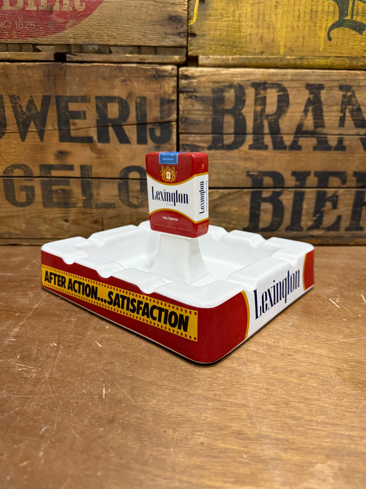 Vintage Lexington reclameasbak