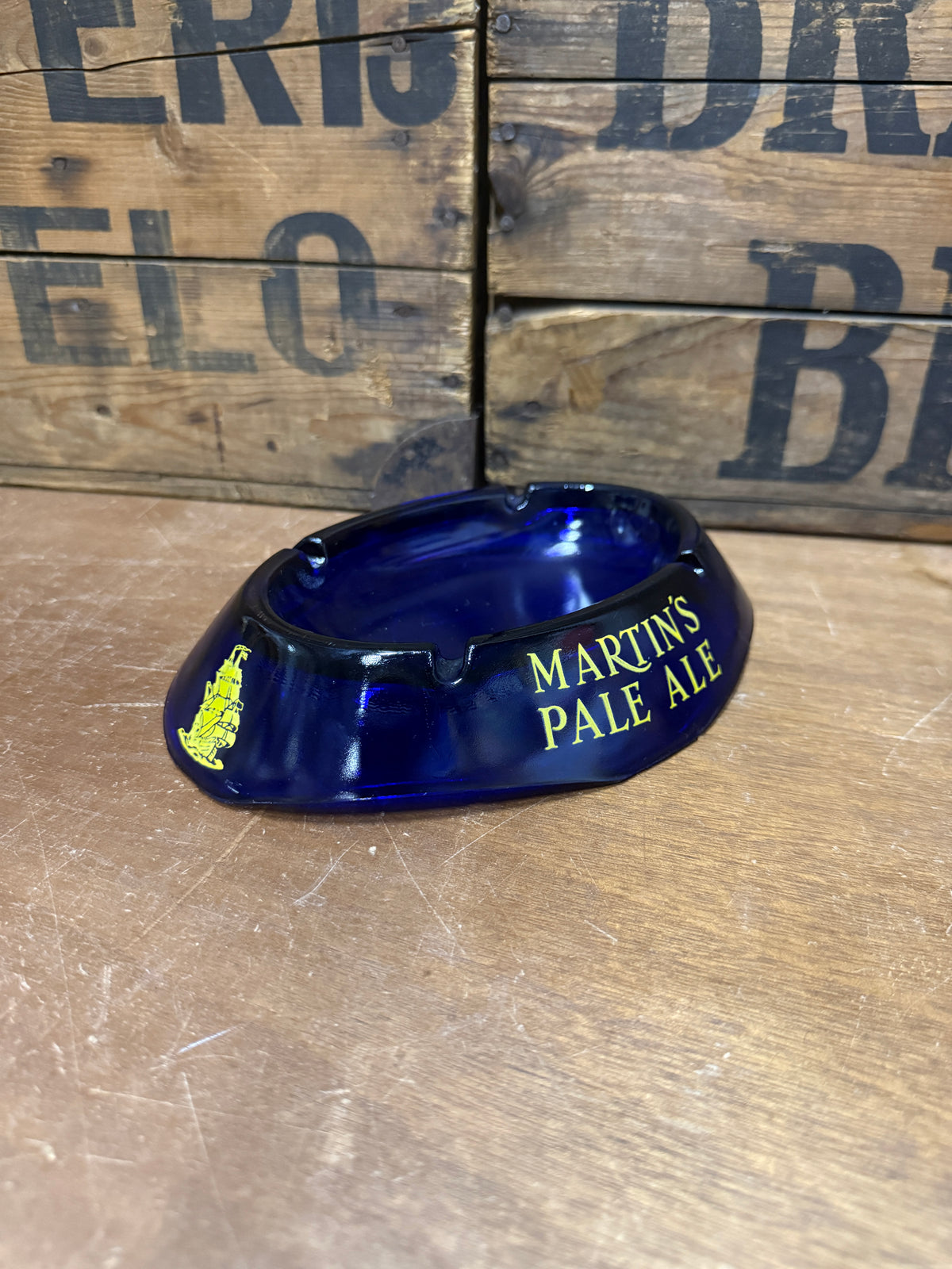 Martin’s Pale Ale glazen reclameasbak