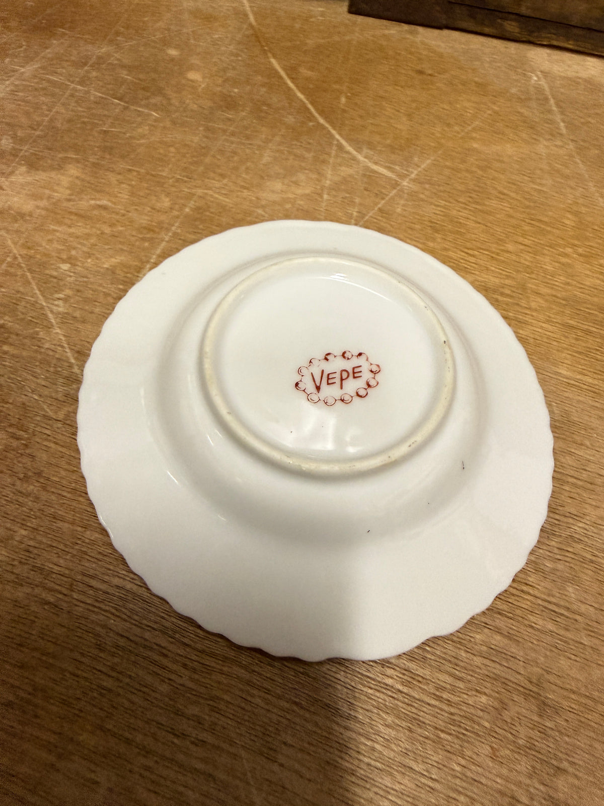 Vintage VEPE pin up asbak met luster