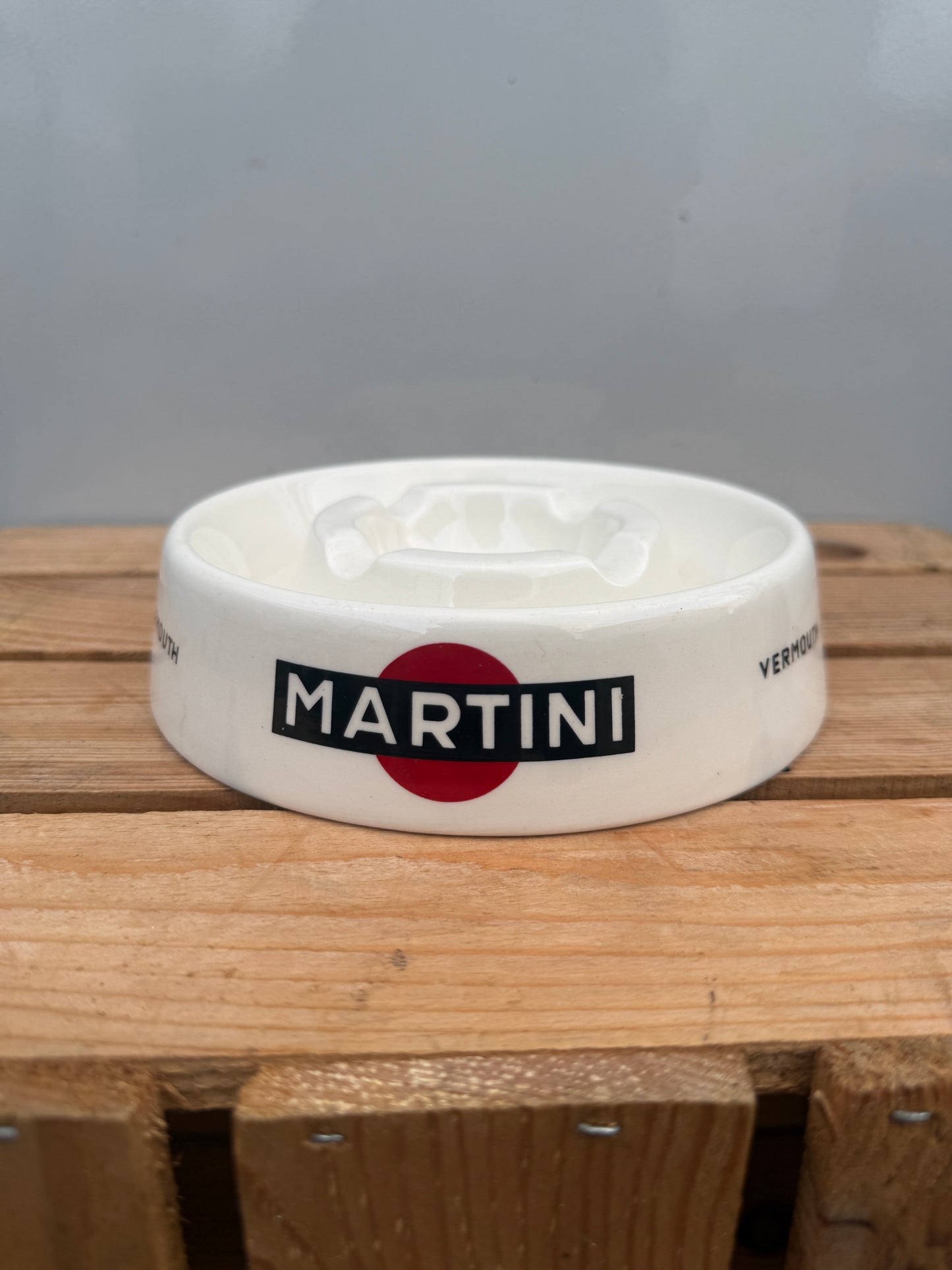 Martini Vermouth reclame asbak Petrus Regout