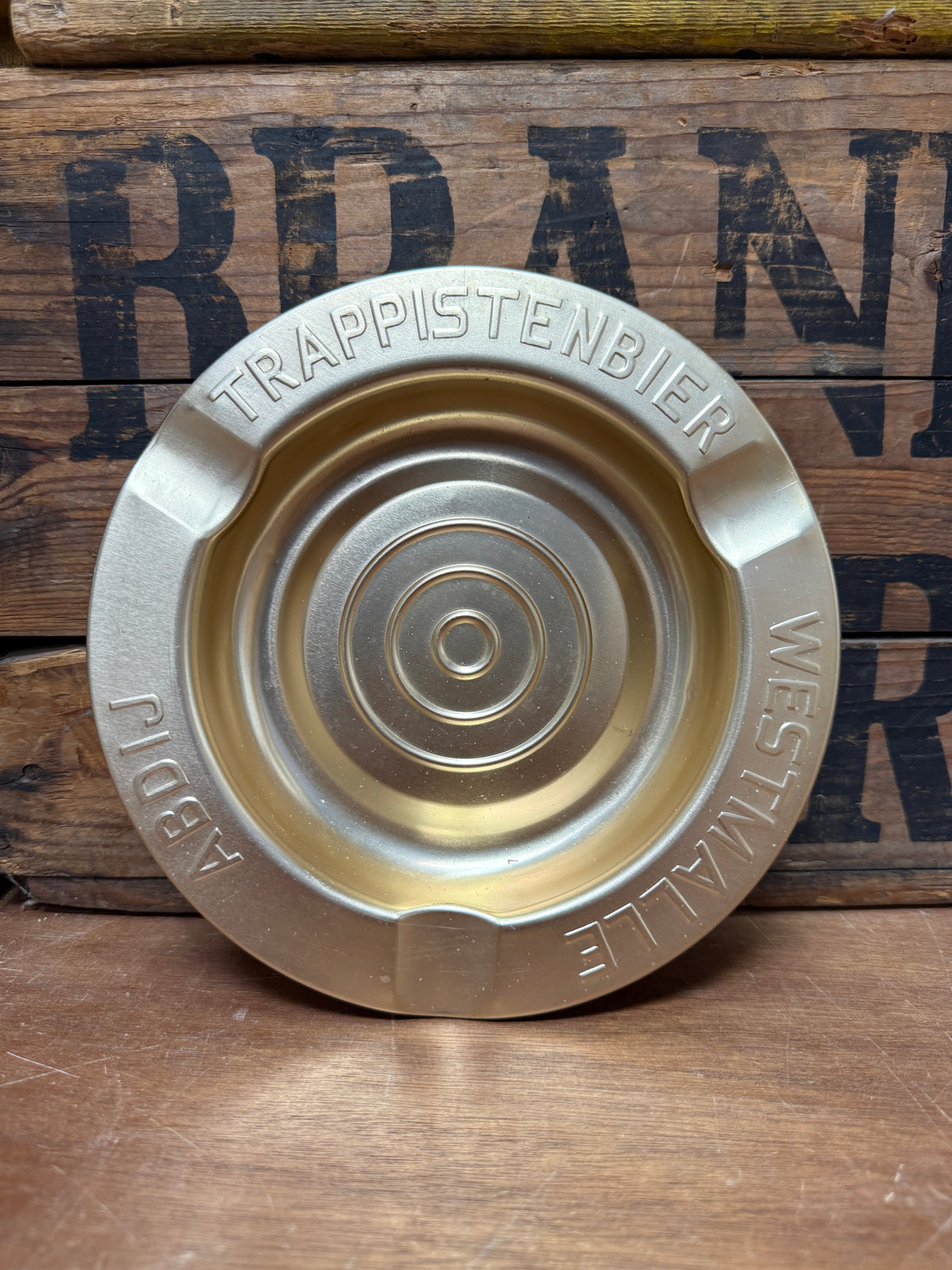 Vintage lichtmetalen reclame asbakken diverse merken