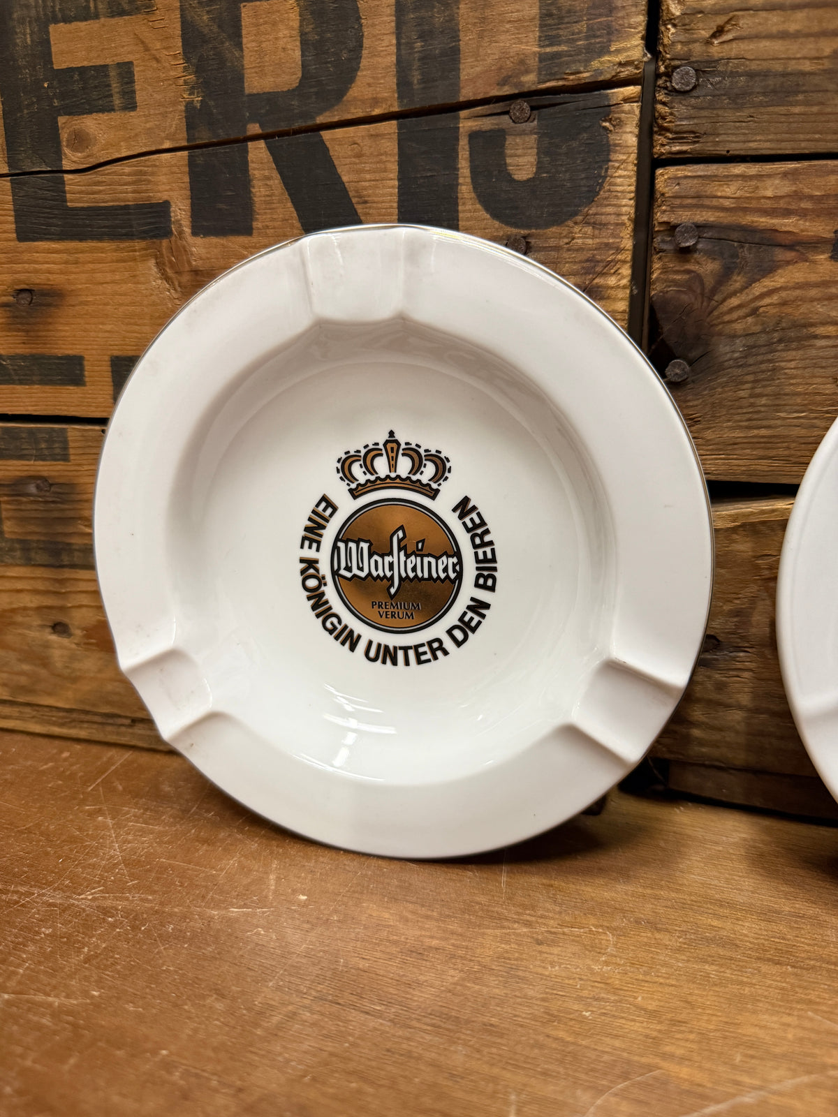 Vintage Warsteiner reclame asbakken