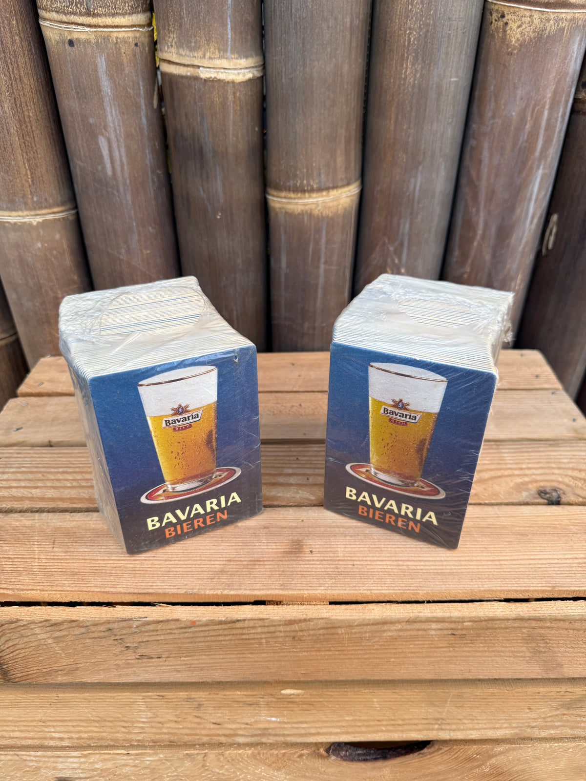 Vintage Bavaria Bieren onderzetters NOS verpakking