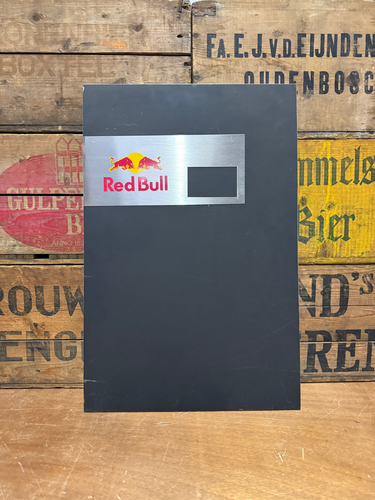 Vintage Red Bull reclame krijtbord