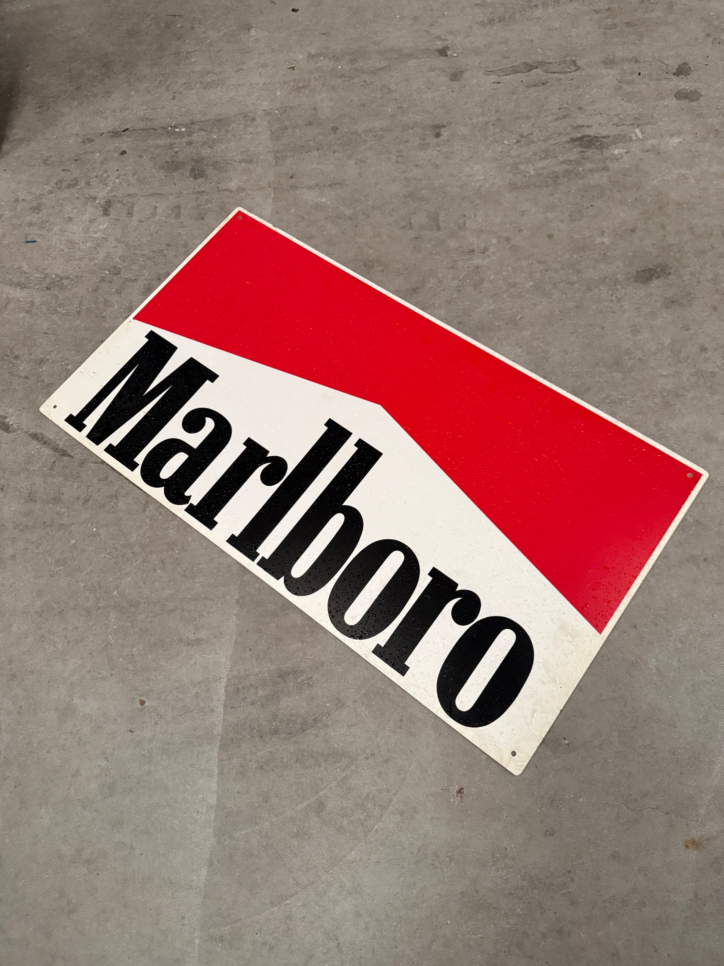 1 Vintage Marlboro Reclamebord kunststof
