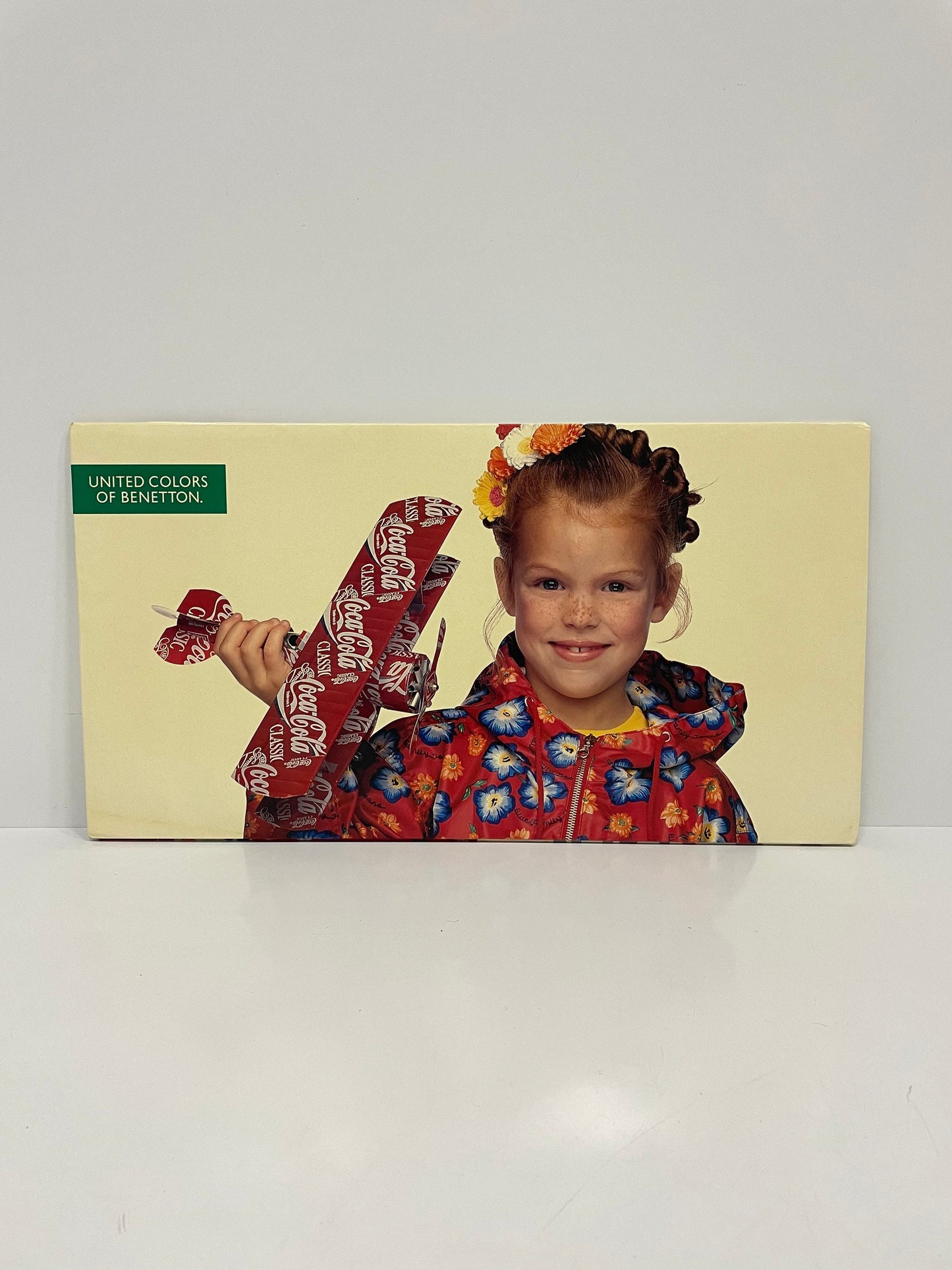 Vintage Benetton-winkeldisplay uit de jaren 90