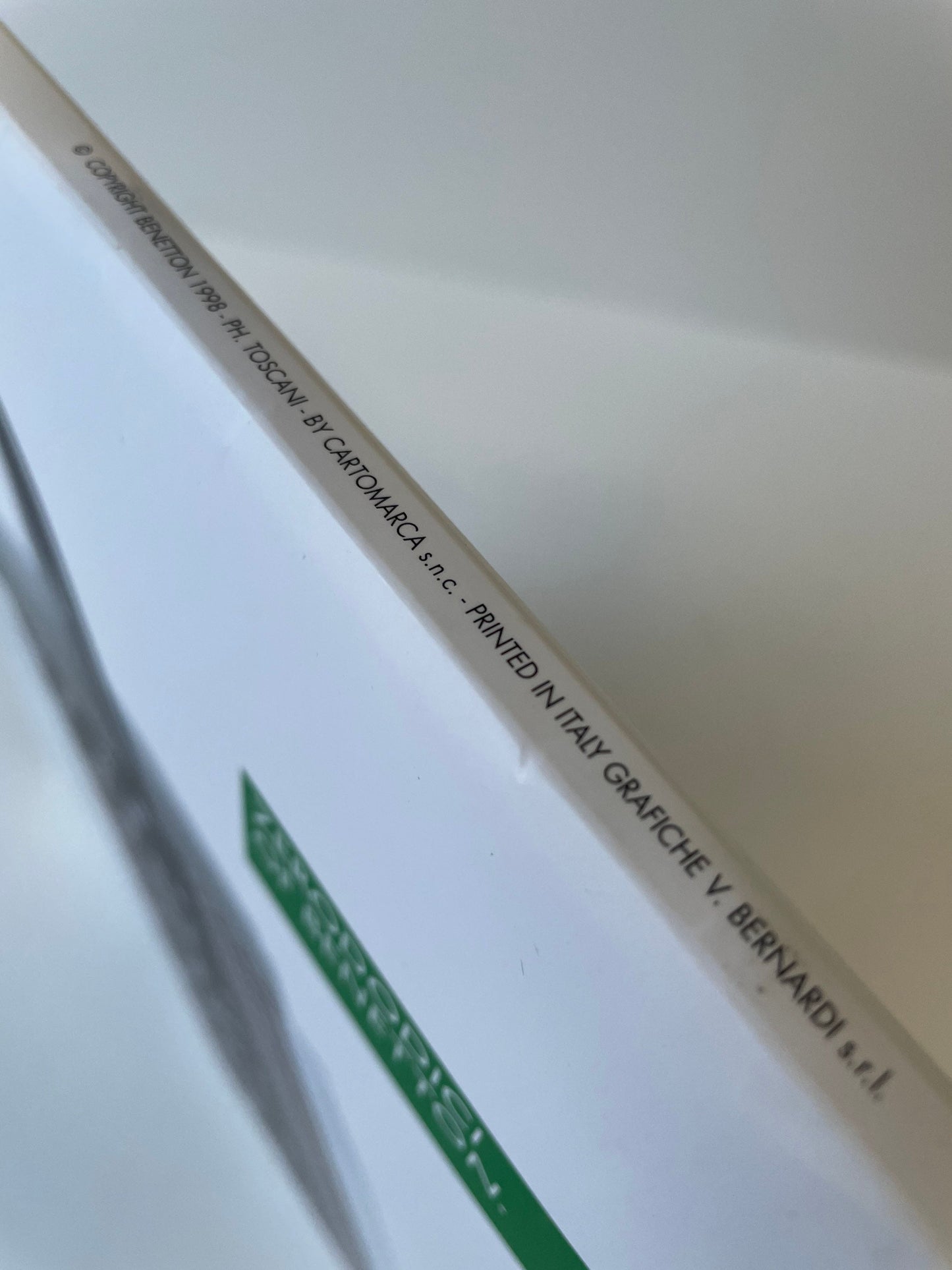 Vintage 90s Benetton Store Display, Rare Double-Sided Cardboard Sign, Oliviero Toscani Advertising, Iconic Fashion Memorabilia Collectible