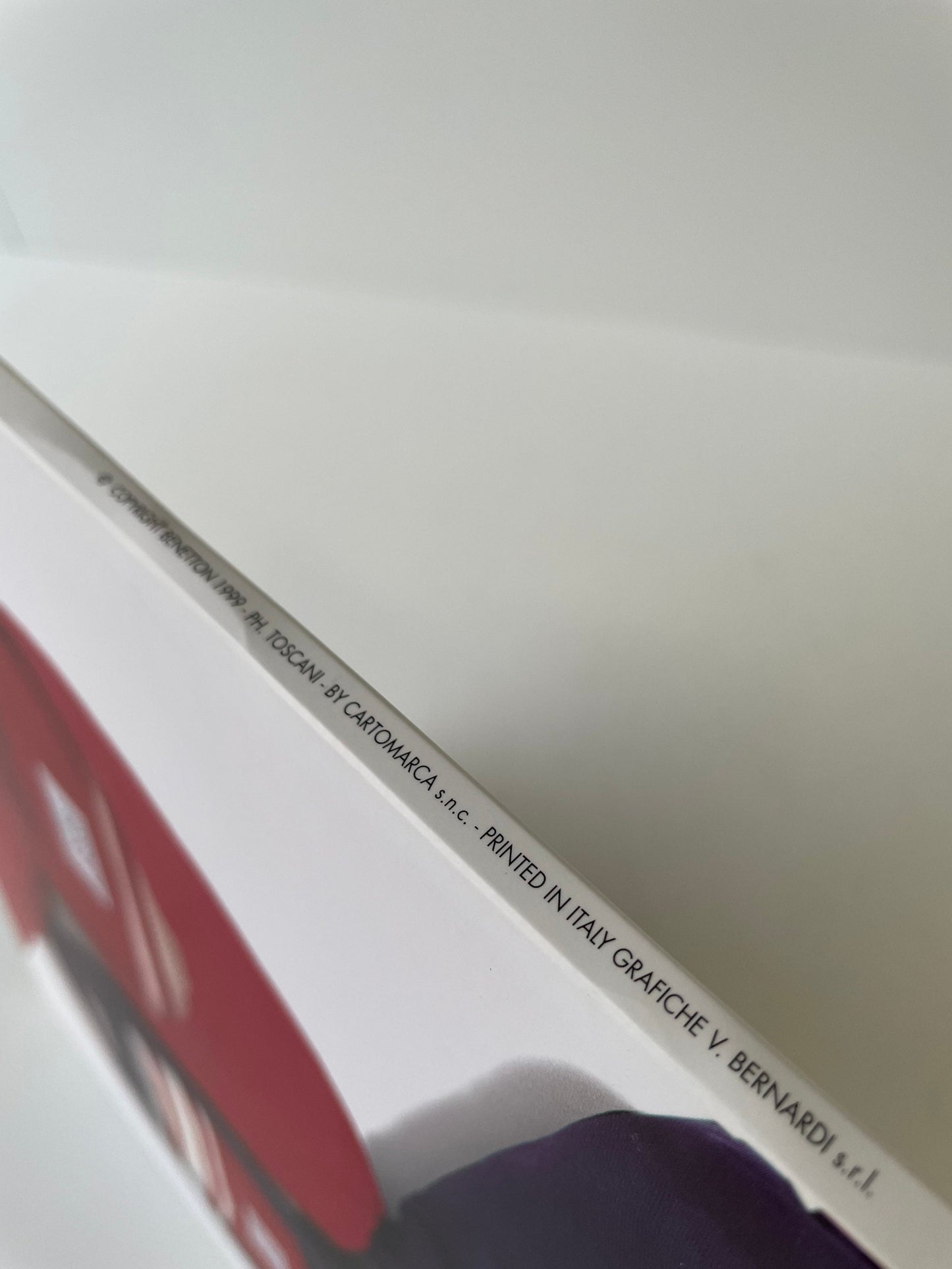 Vintage 90s Benetton Store Display, Rare Double-Sided Cardboard Sign, Oliviero Toscani Advertising, Iconic Fashion Memorabilia Collectible