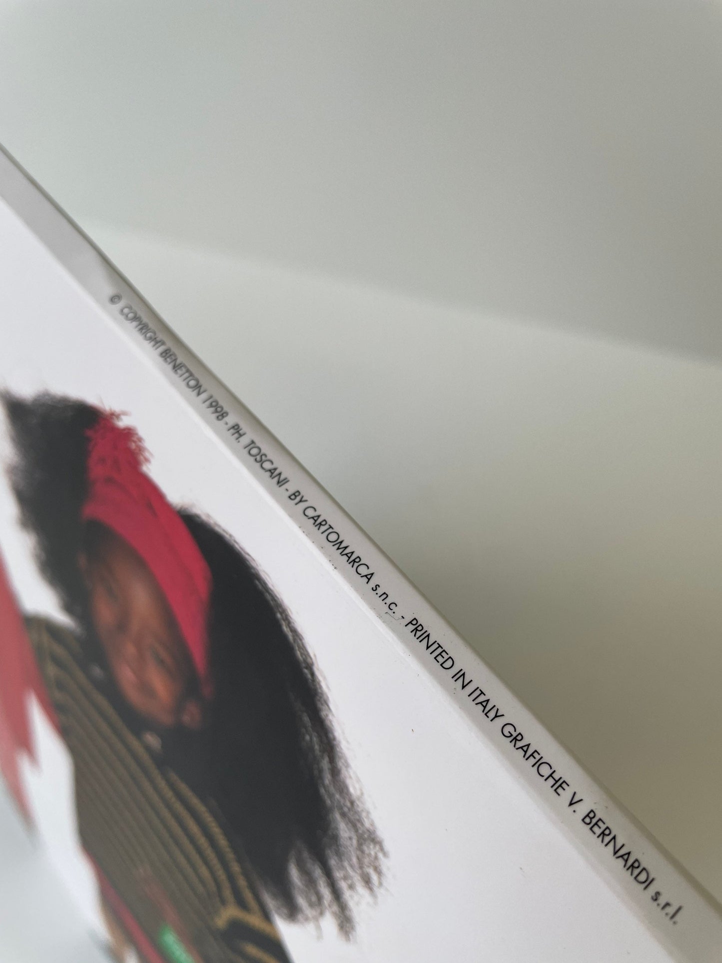 Vintage 90s Benetton Store Display, Rare Double-Sided Cardboard Sign, Oliviero Toscani Advertising, Iconic Fashion Memorabilia Collectible