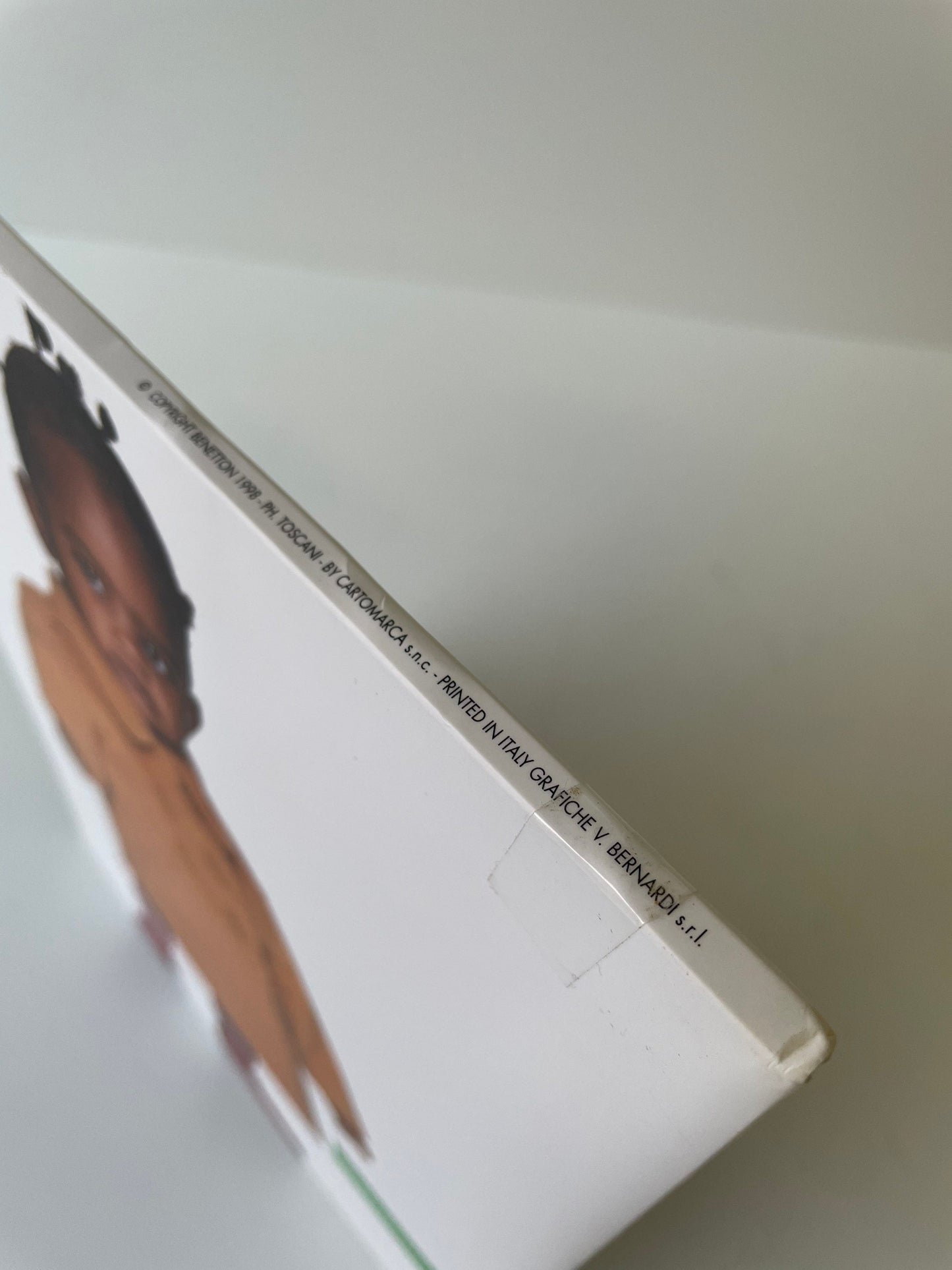 Vintage 90s Benetton Store Display, Rare Double-Sided Cardboard Sign, Oliviero Toscani Advertising, Iconic Fashion Memorabilia Collectible