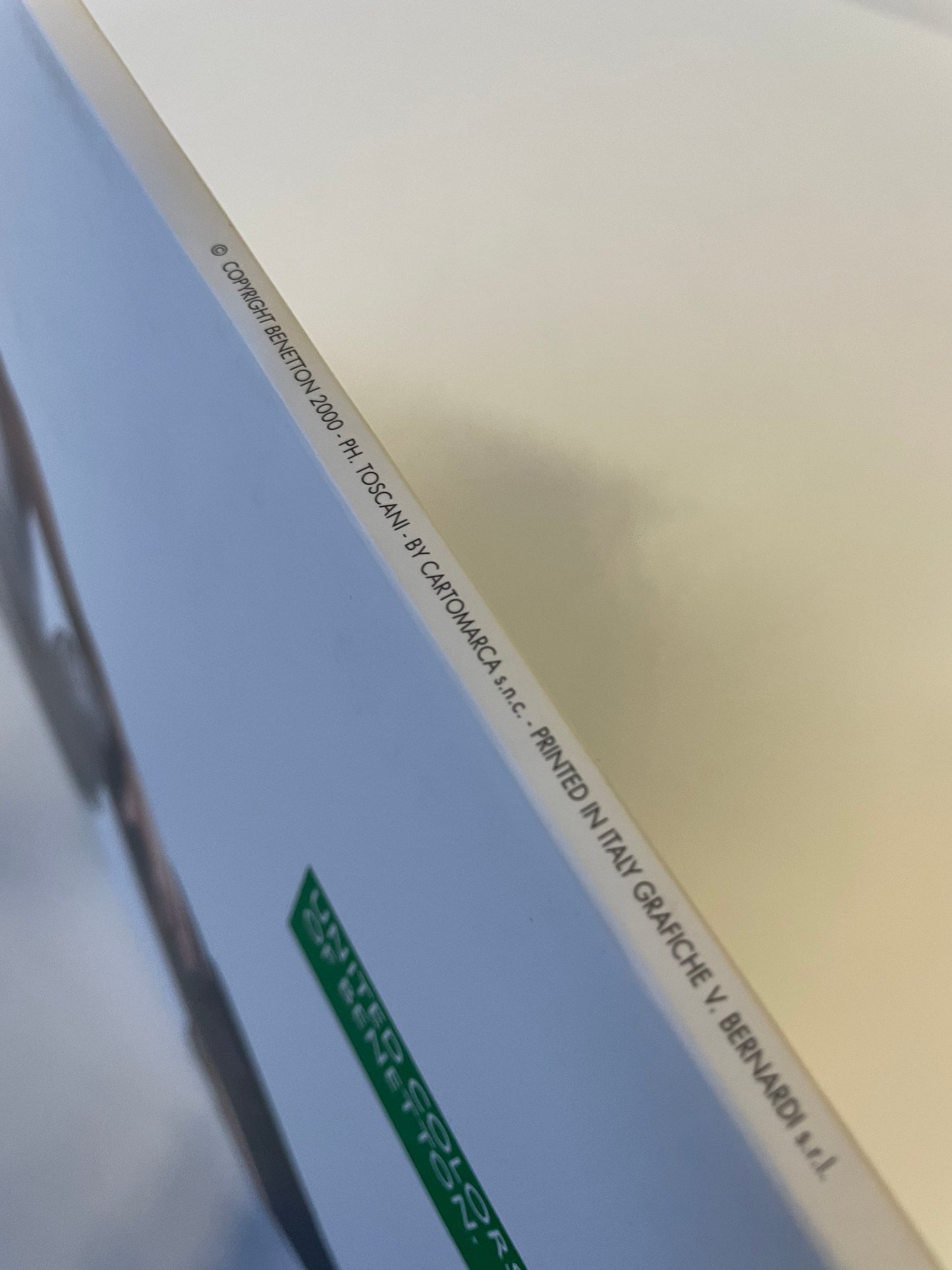 Vintage 90s Benetton Store Display, Rare Double-Sided Cardboard Sign, Oliviero Toscani Advertising, Iconic Fashion Memorabilia Collectible