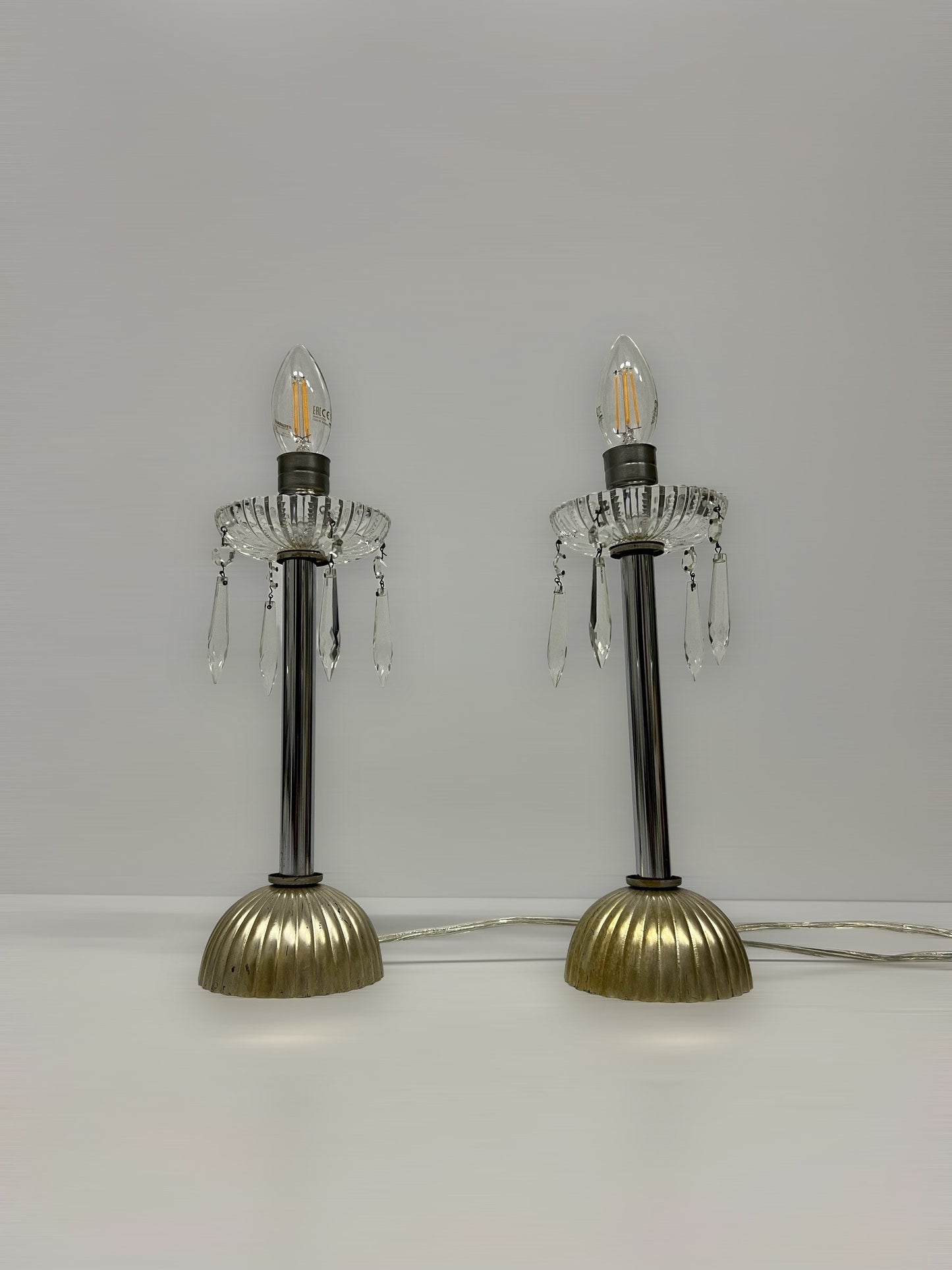 Rare Mid Century Lamp Set
