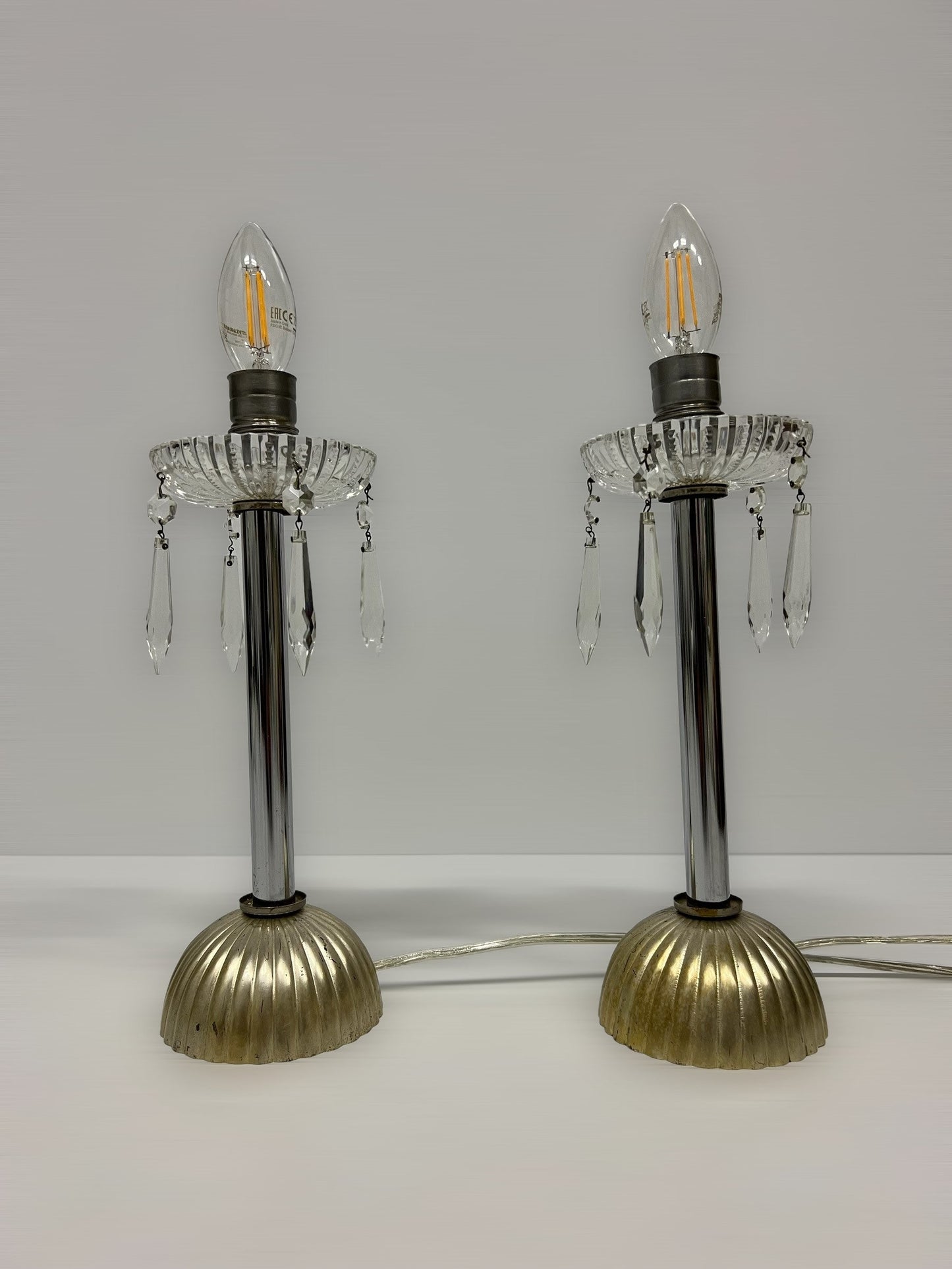 Rare Mid Century Lamp Set