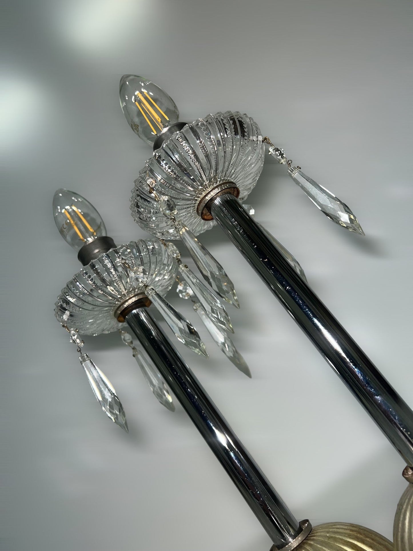 Rare Mid Century Lamp Set