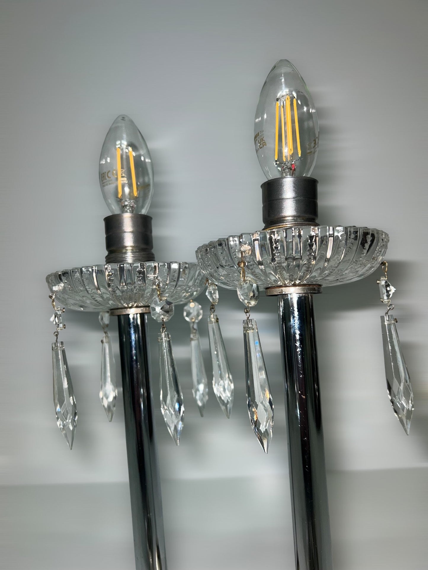 Rare Mid Century Lamp Set