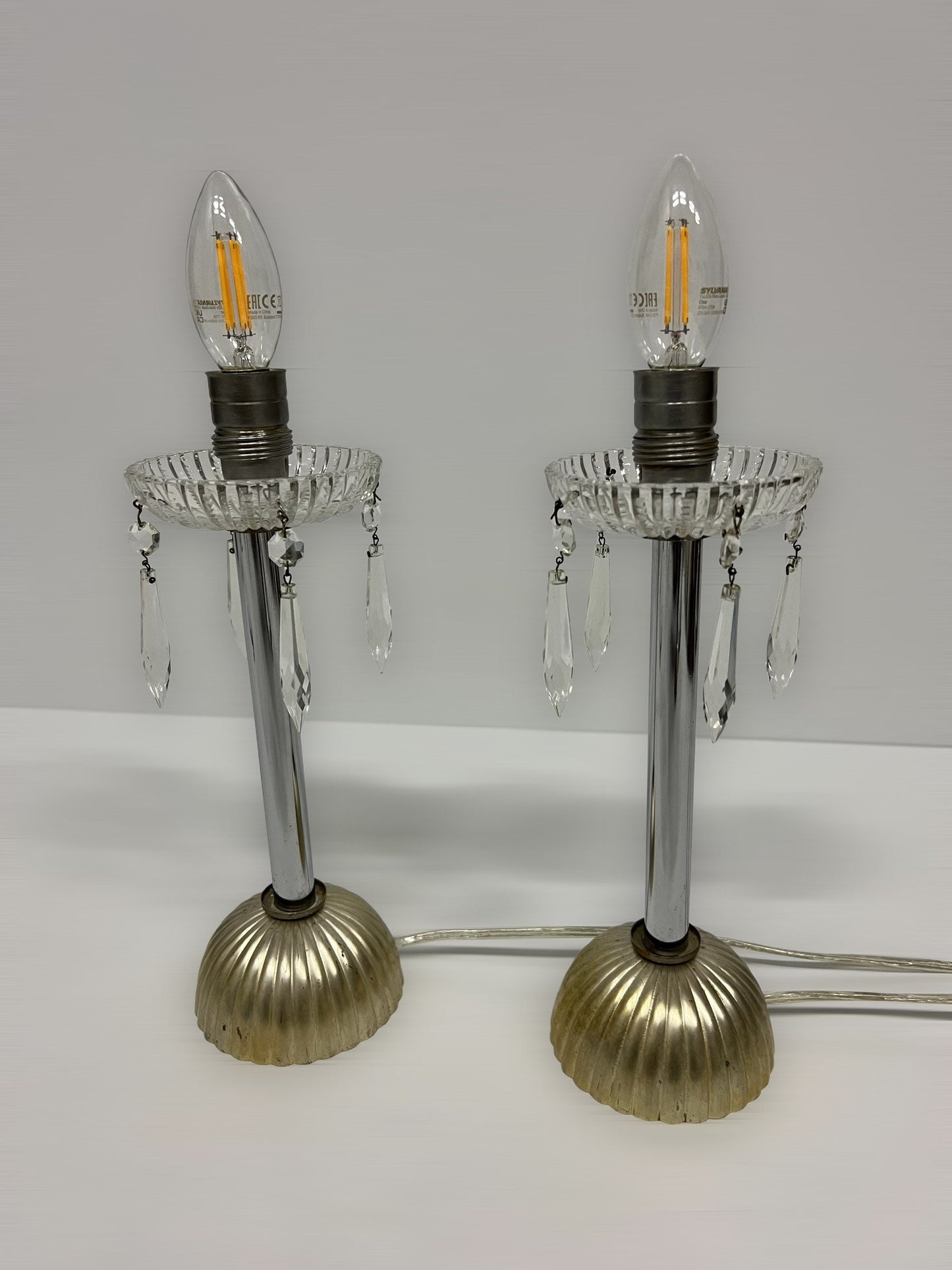 Rare Mid Century Lamp Set