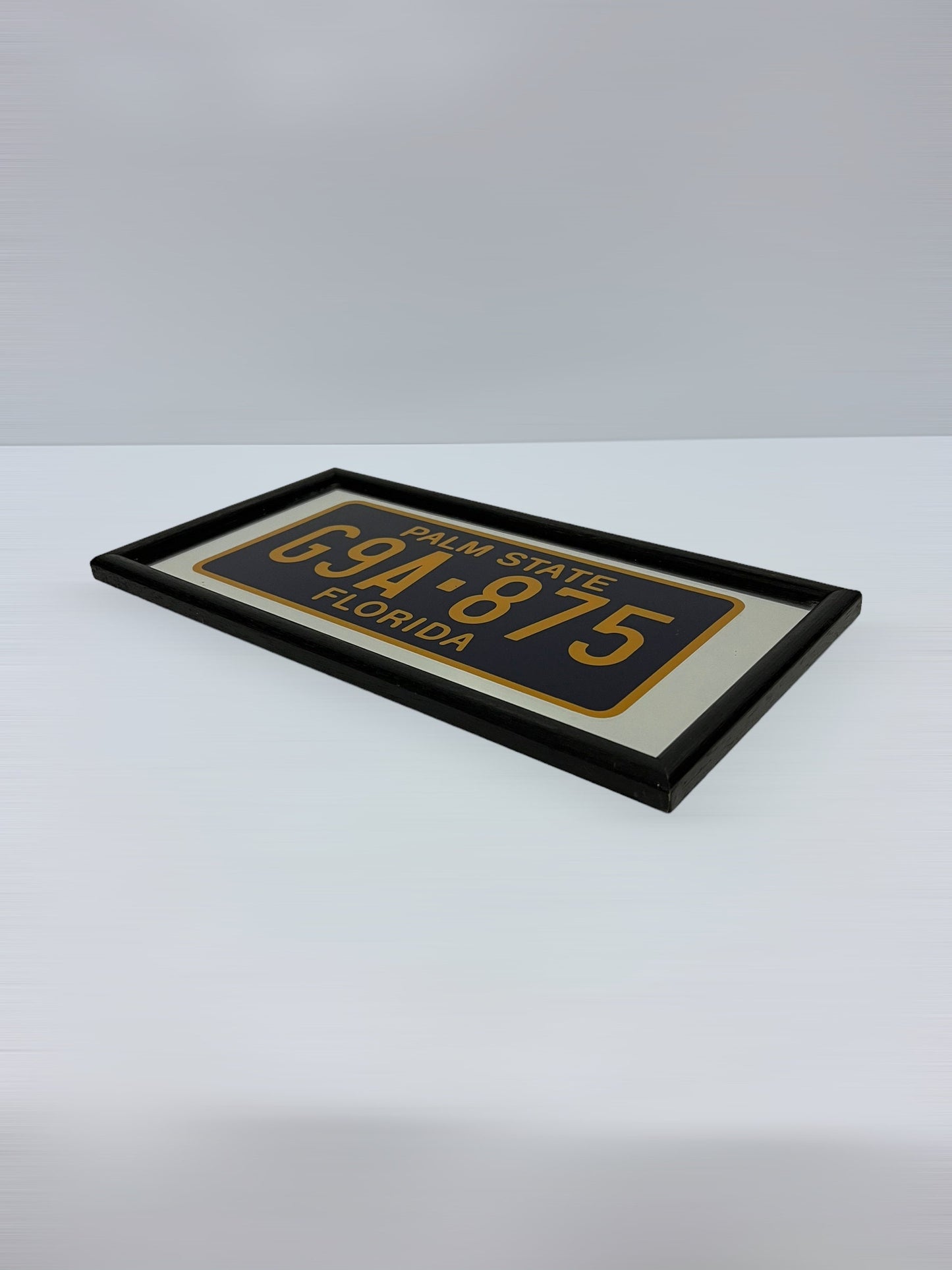 Vintage American License Plate Mirror