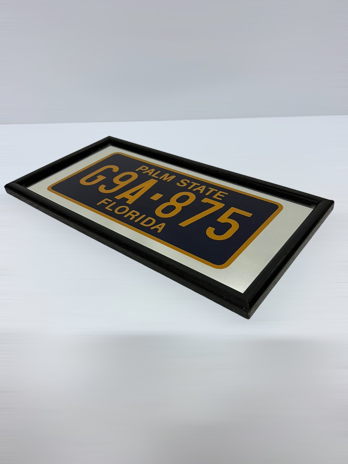 Vintage American License Plate Mirror