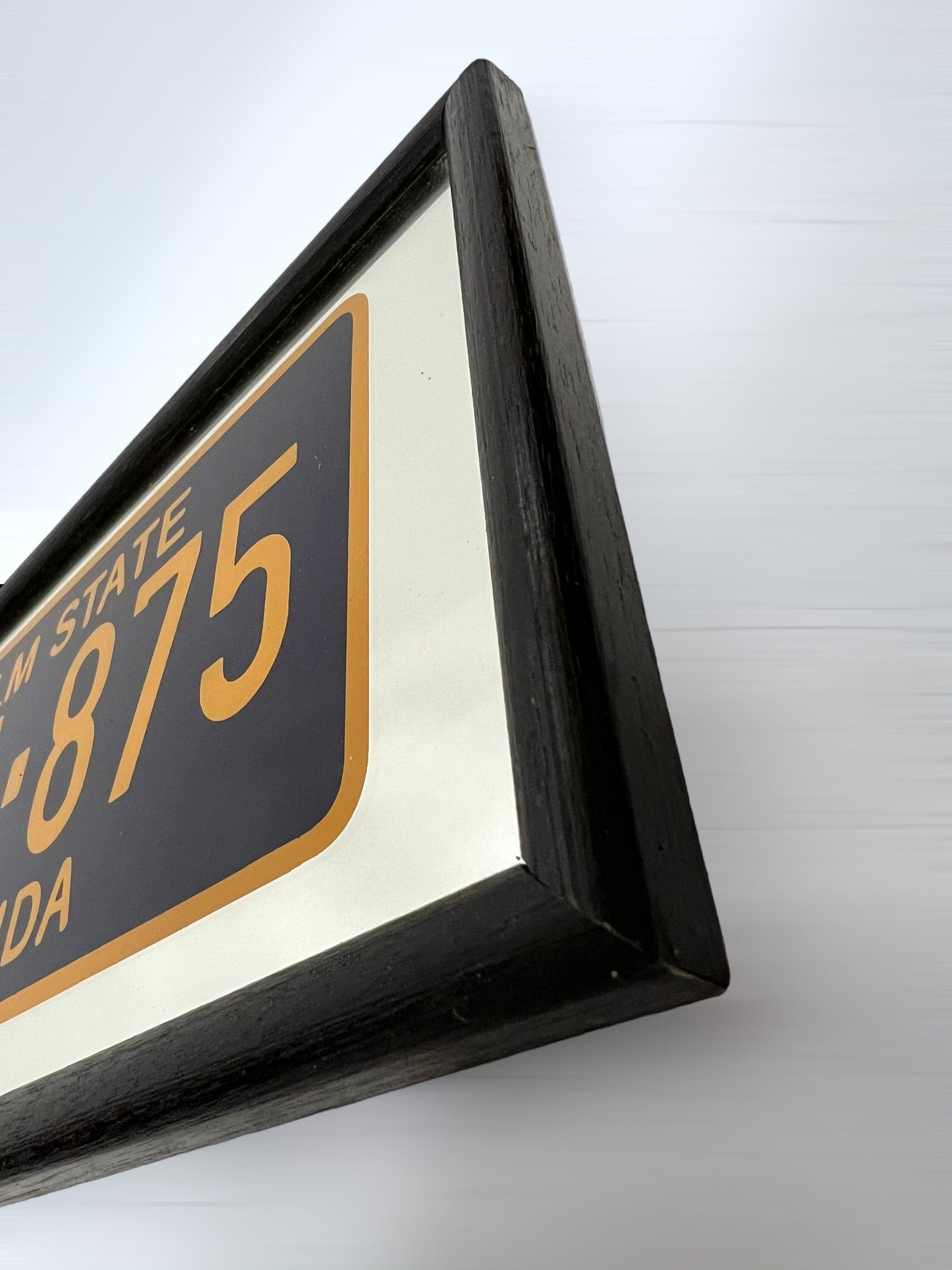 Vintage American License Plate Mirror