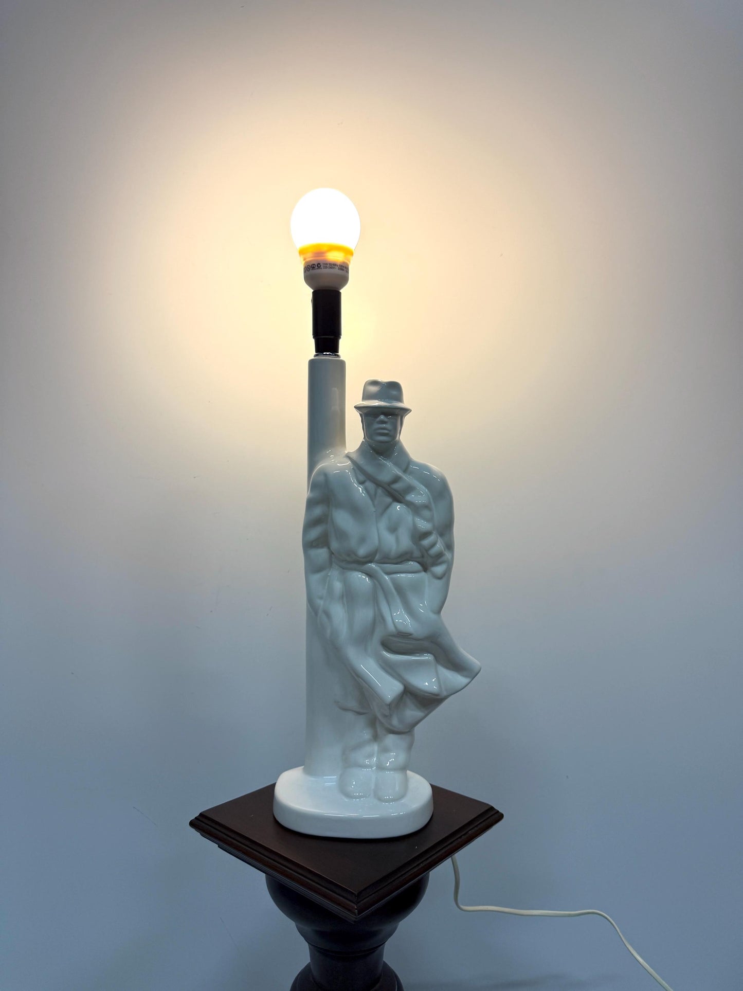 Vintage Detective Table Lamp