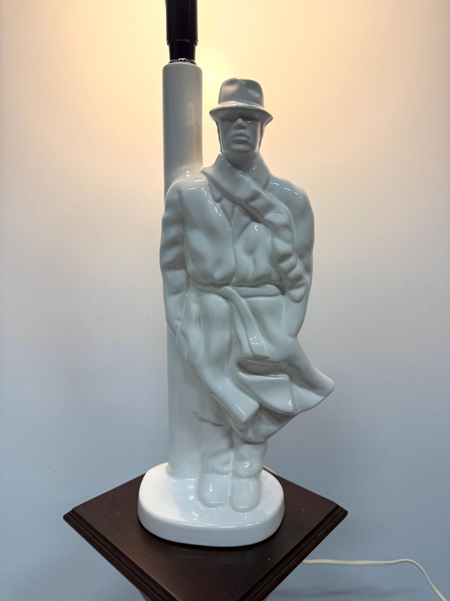 Vintage Detective Table Lamp