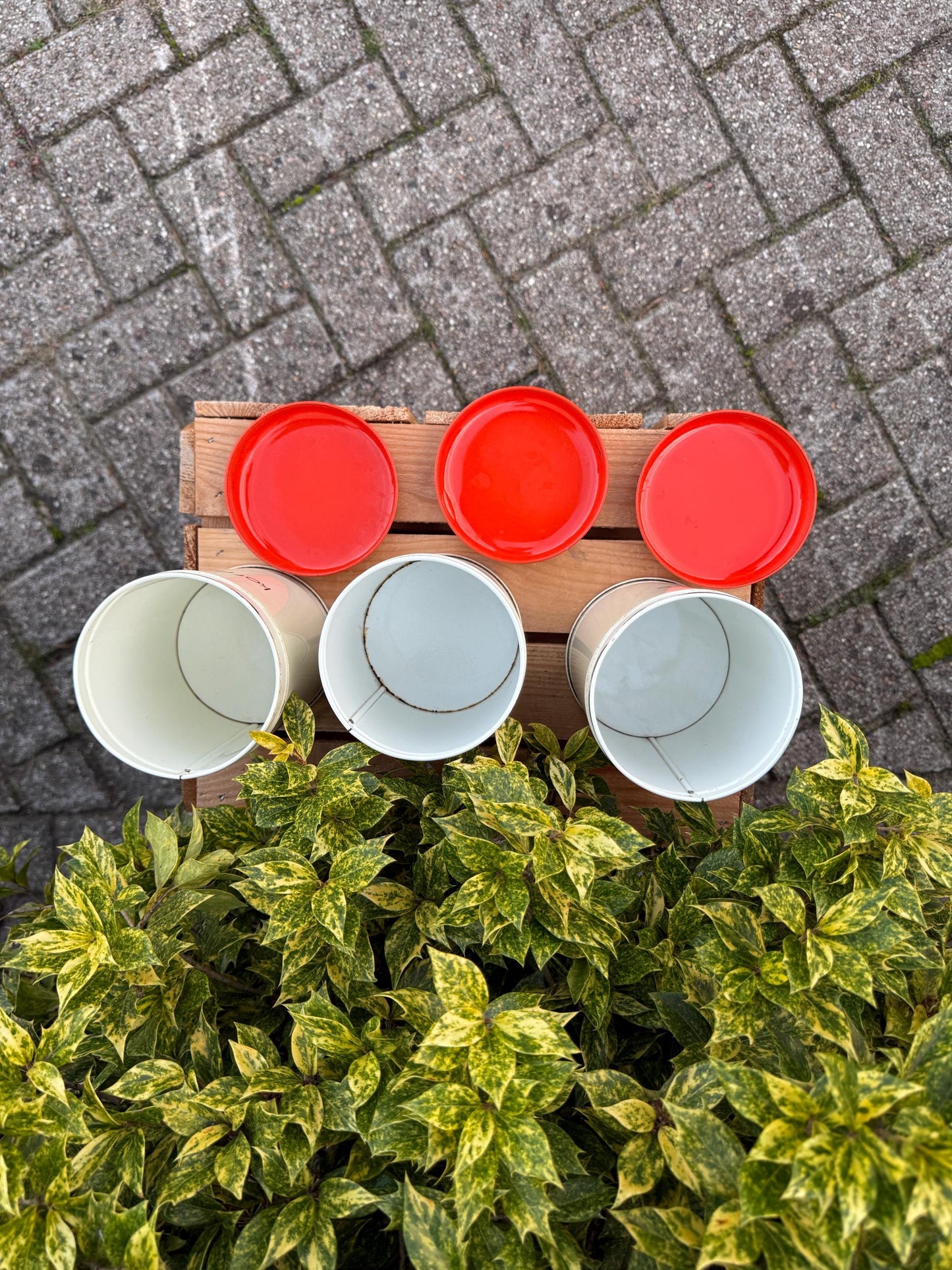 Vintage Dutch Kitchen Canister Set