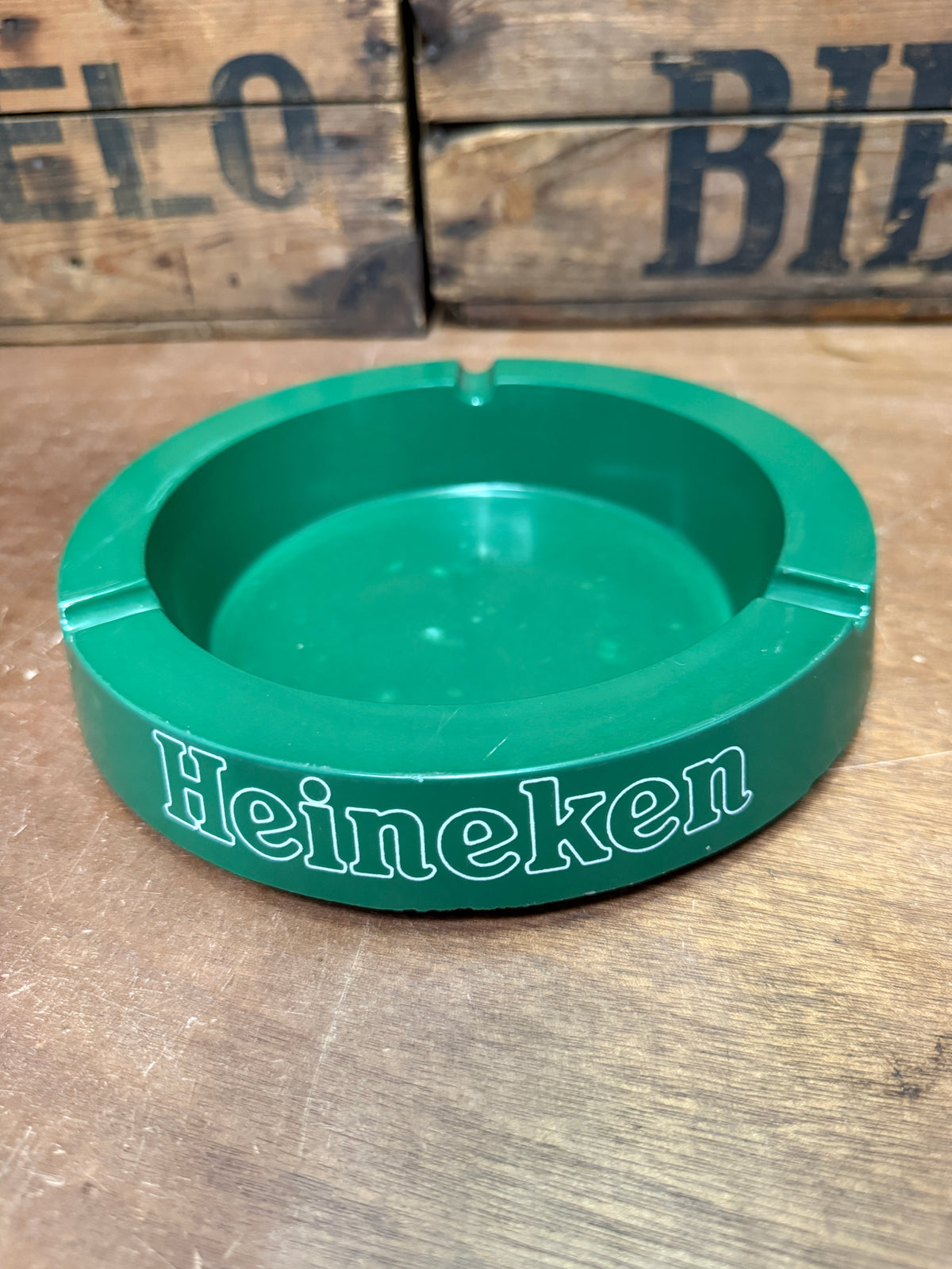 Heineken wit groene reclameasbak