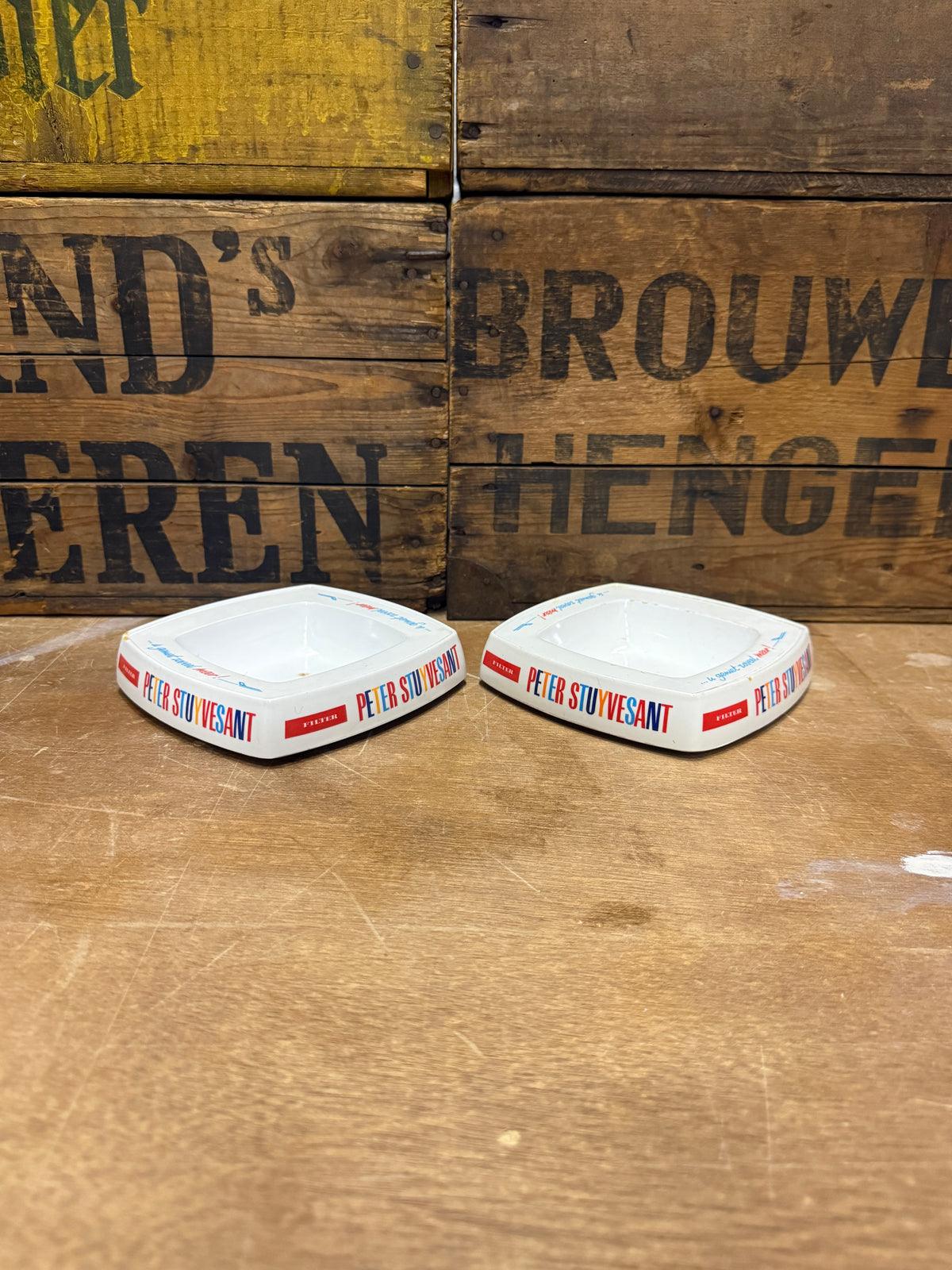 Vintage Peter Stuyvesant Mebel reclameasbak