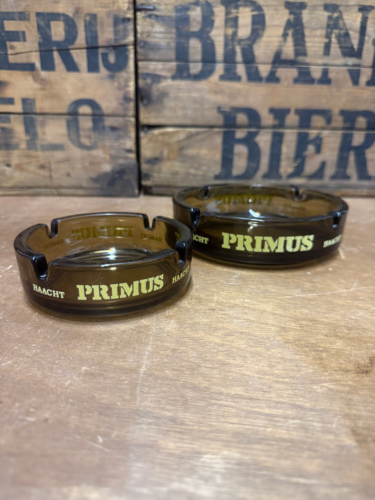 Primus Haacht glazen reclameasbakken