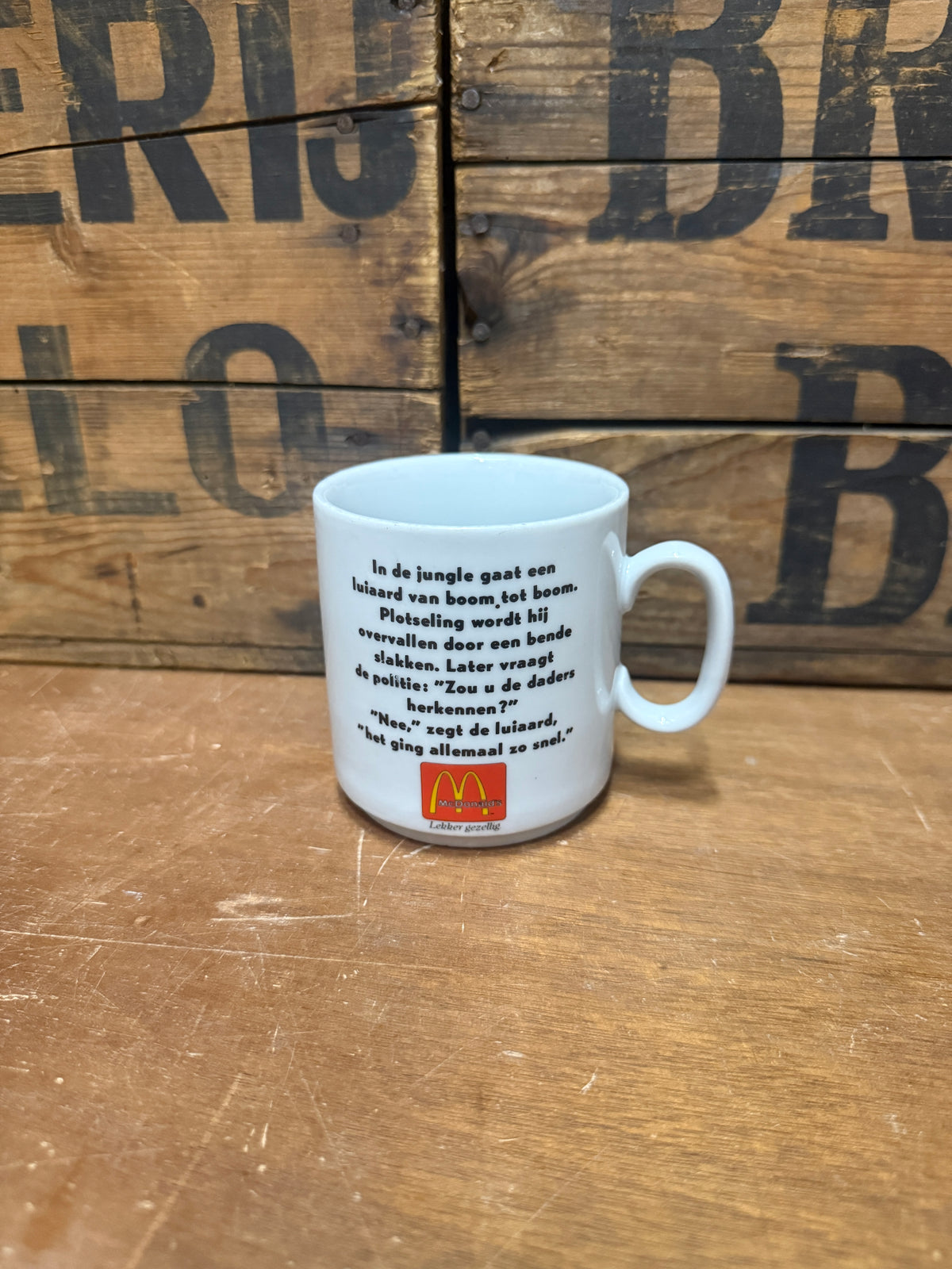 Vintage McDonald's mok met mop