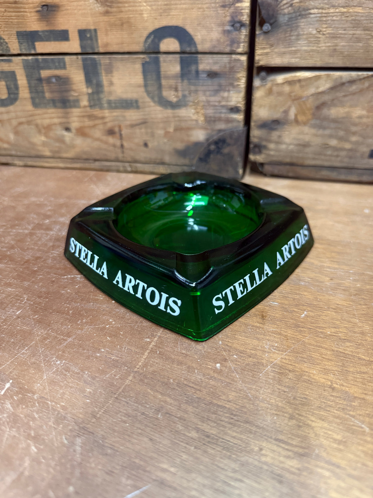 Vintage Stella Artois reclameasbak