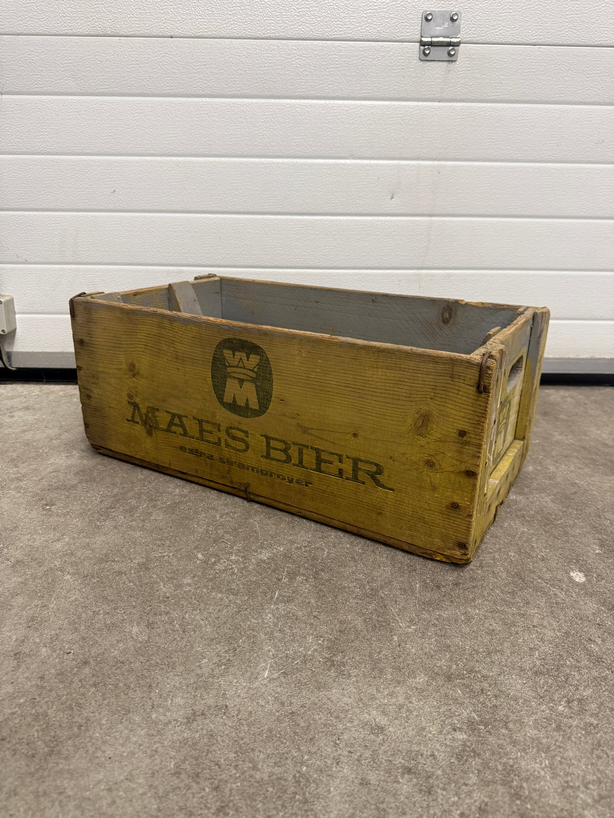 Vintage houten bierkratten diverse brouwerijen