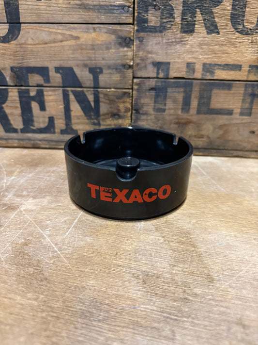 Vintage Texaco WACA reclameasbak zwart