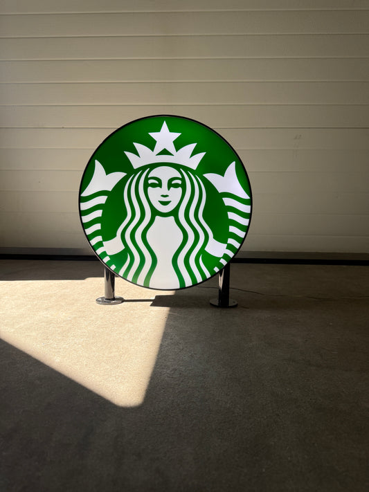 Starbucks lichtbak dubbelzijdig