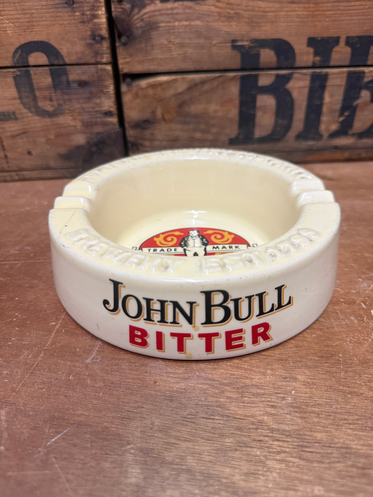 John Bull Bitter reclameasbak