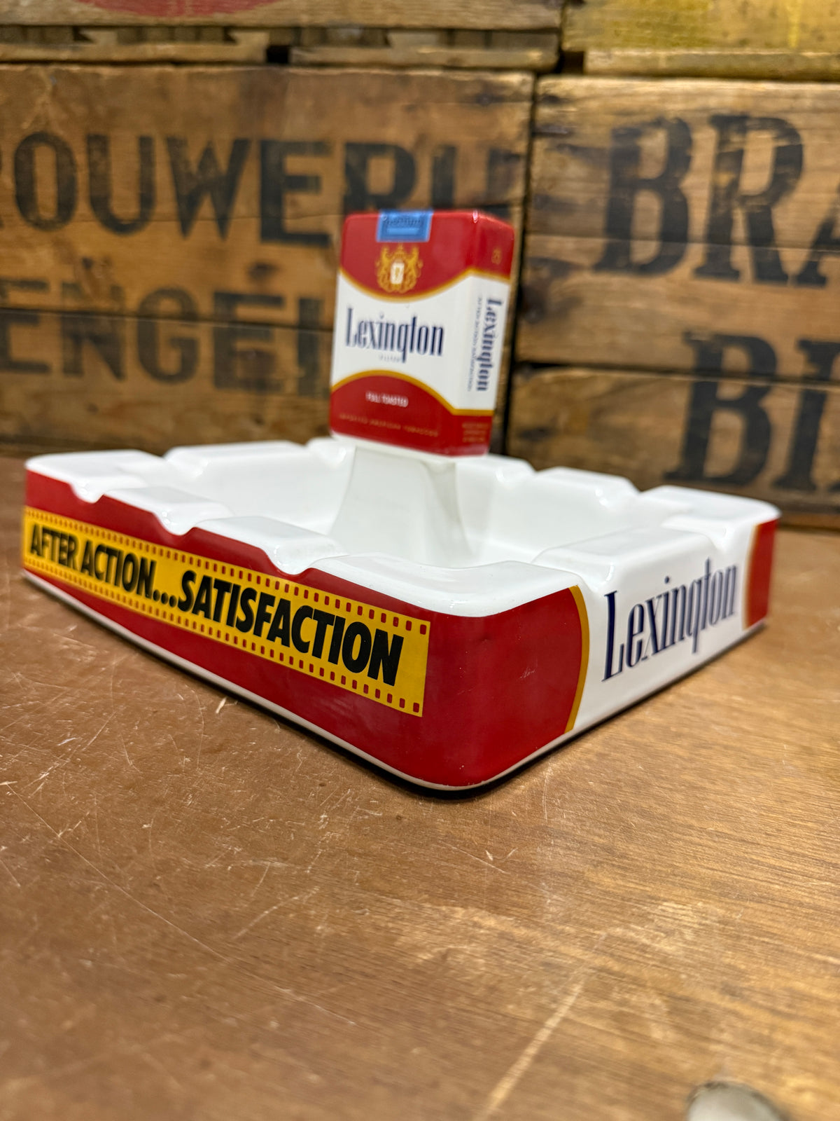 Vintage Lexington reclameasbak