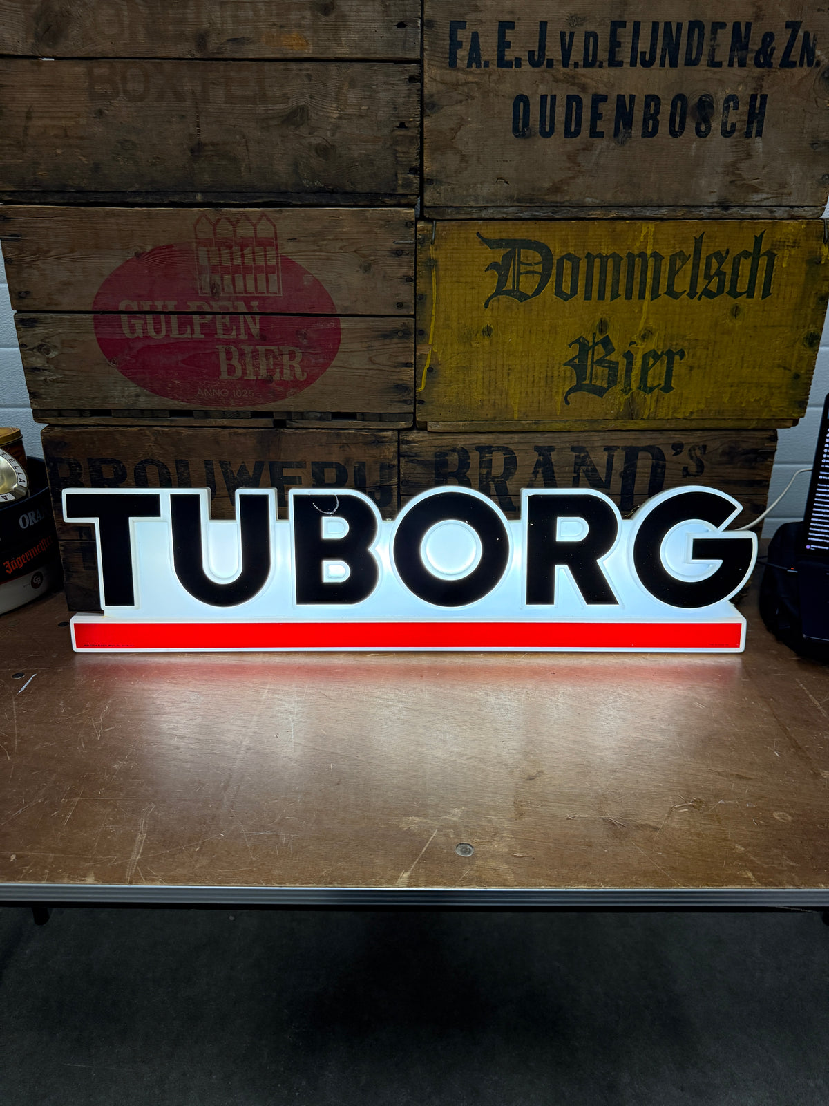 Tuborg enkelzijdige lichtbak