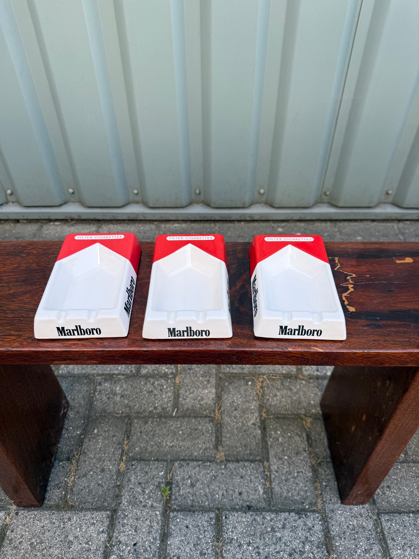 Marlboro asbak rechthoekig