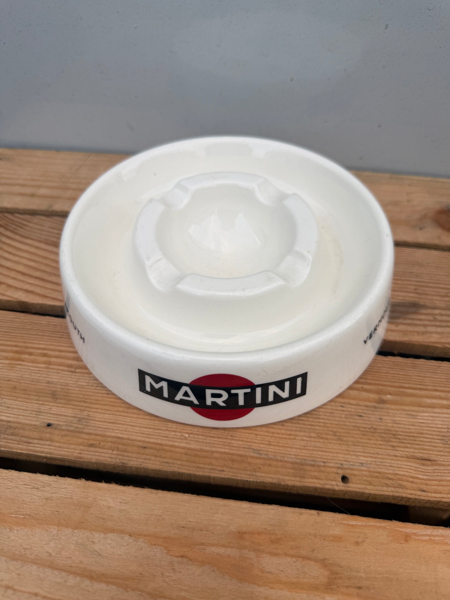 Martini Vermouth reclame asbak Petrus Regout