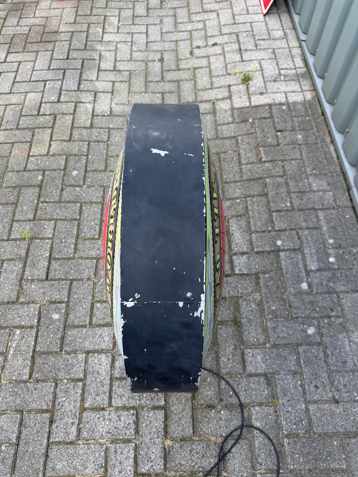 Vintage Amstel lichtbak dubbelzijdig (alleen ophalen)