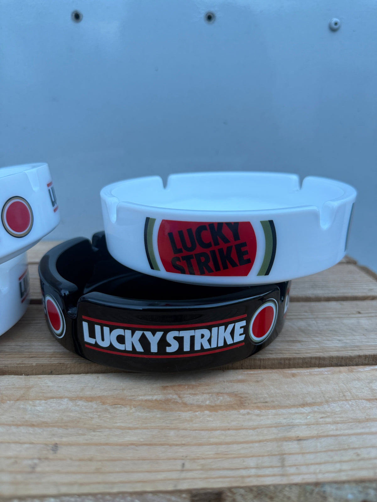Lucky Strike ronde reclameasbak
