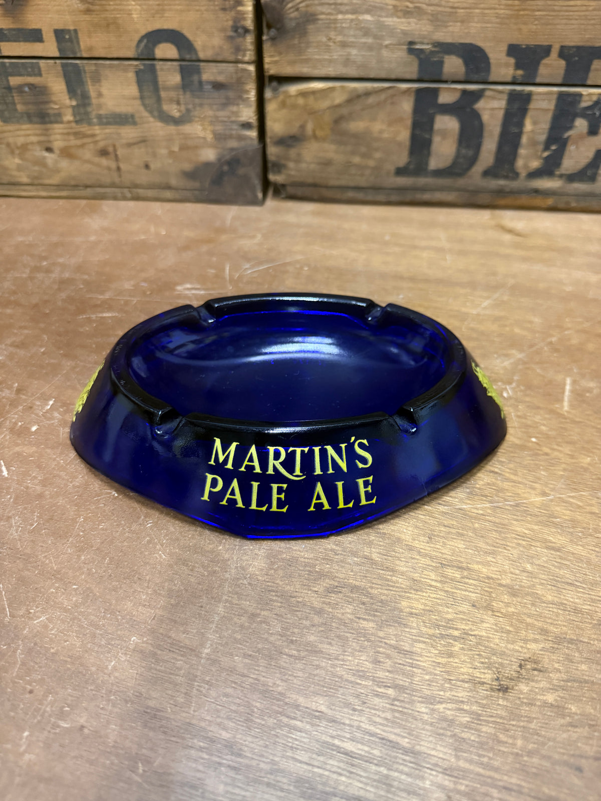 Martin’s Pale Ale glazen reclameasbak