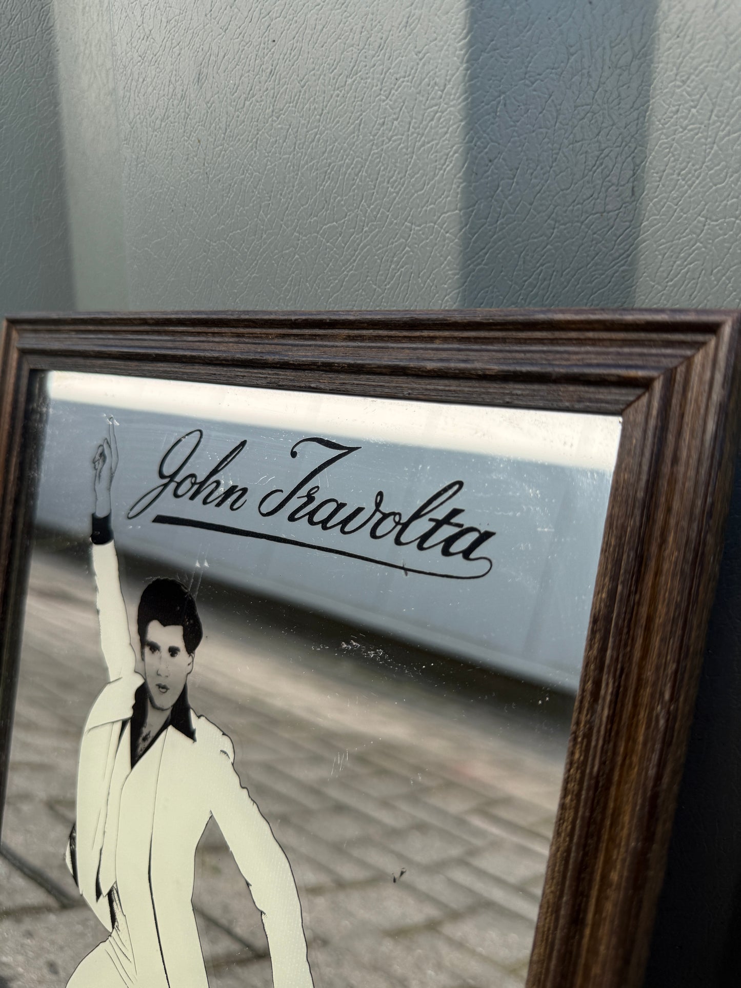 Vintage John Travolta spiegel