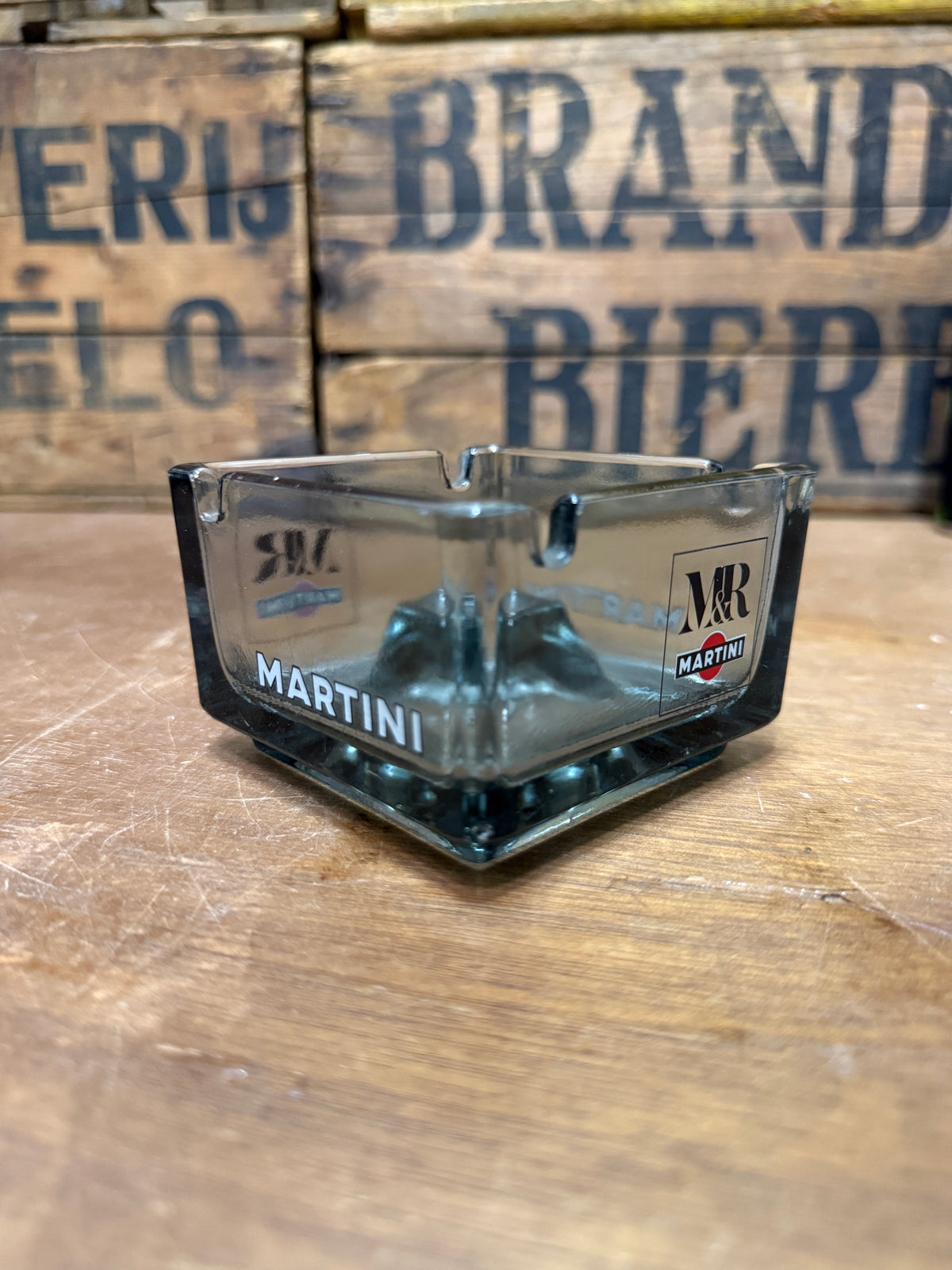 Martini rookglas reclameasbak