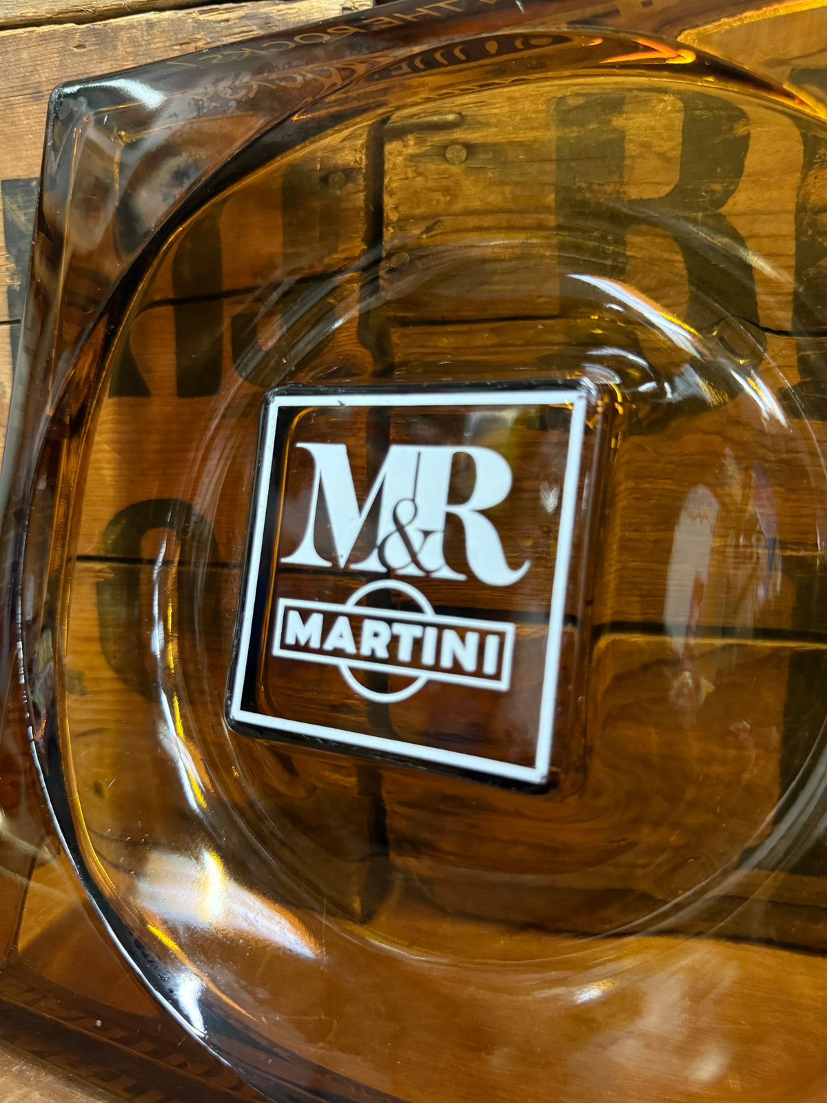 Vintage Mr Martini reclame asbak groot