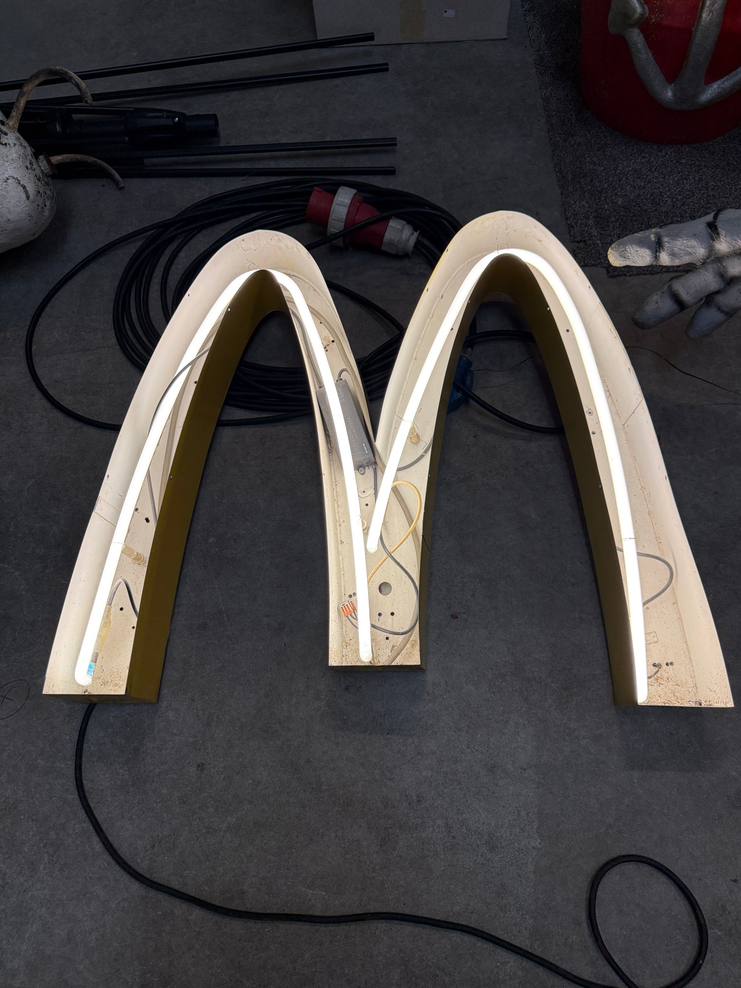 Vintage McDonalds Lichtbak