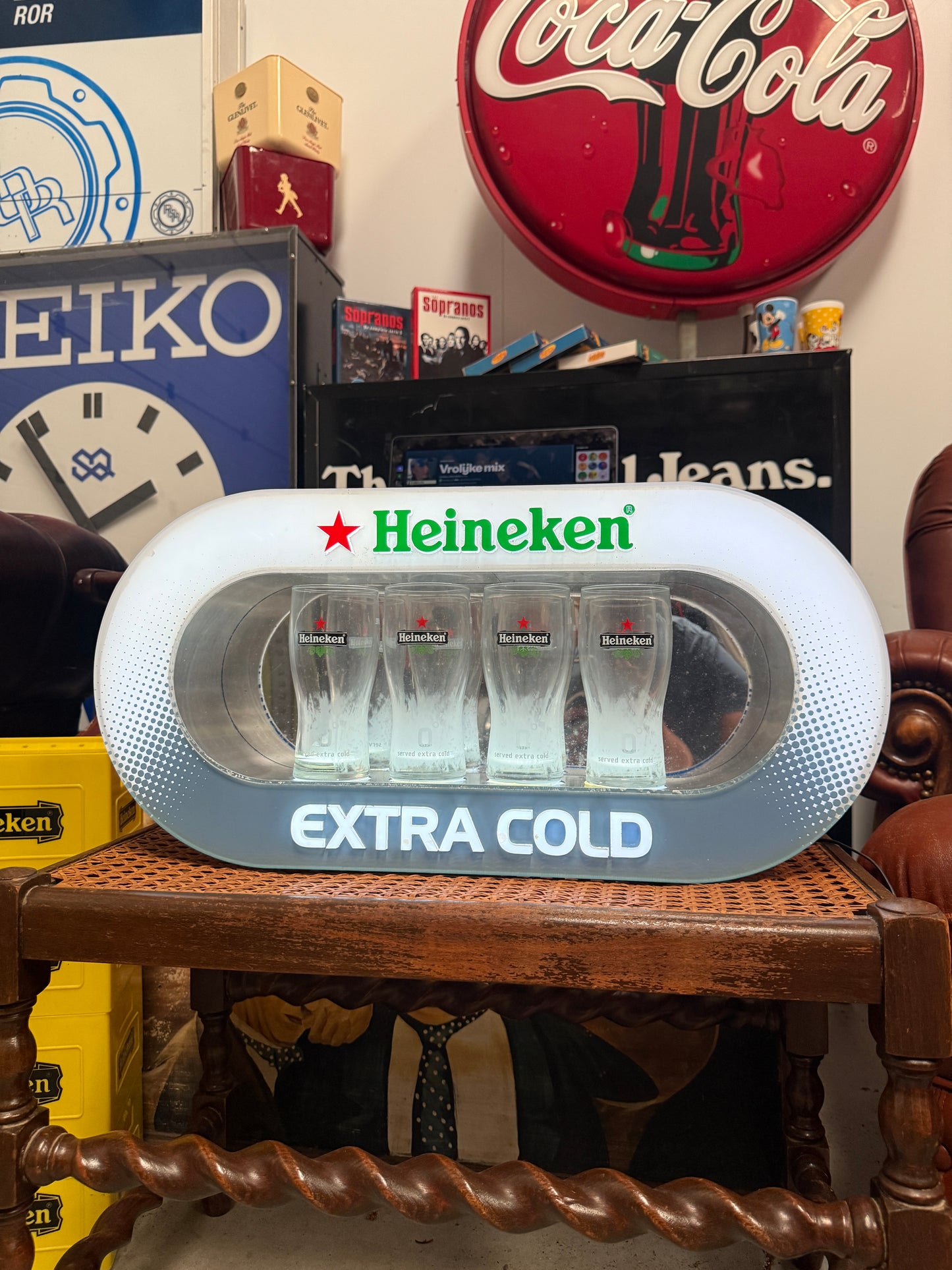 Heineken Extra Cold lichtreclame