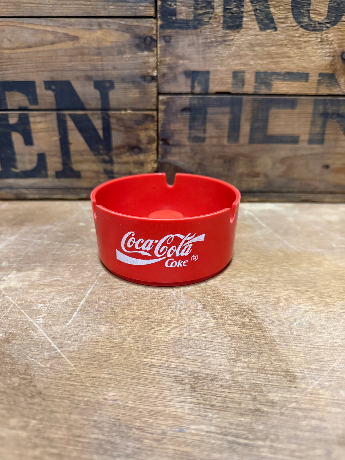 Vintage Coca Cola Coke kunststof reclameasbak