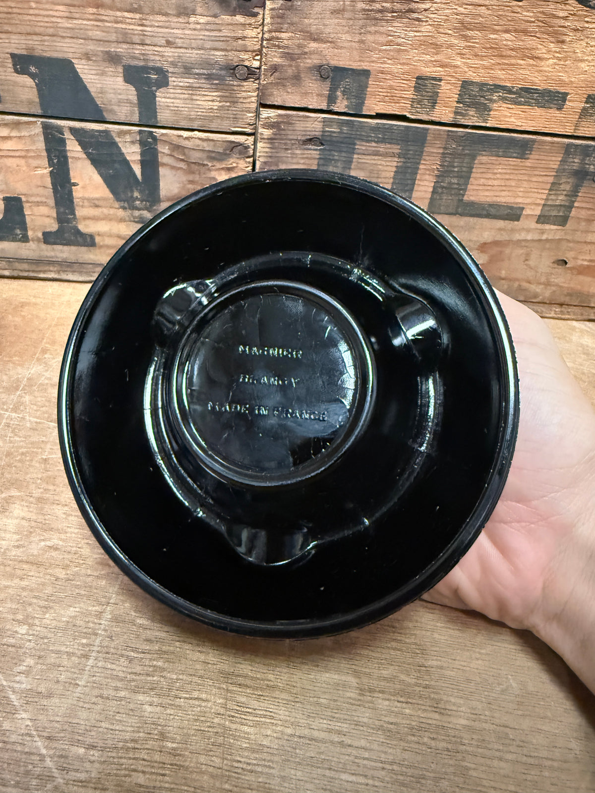 Vintage Heineken Holland Beer opaalglas asbak
