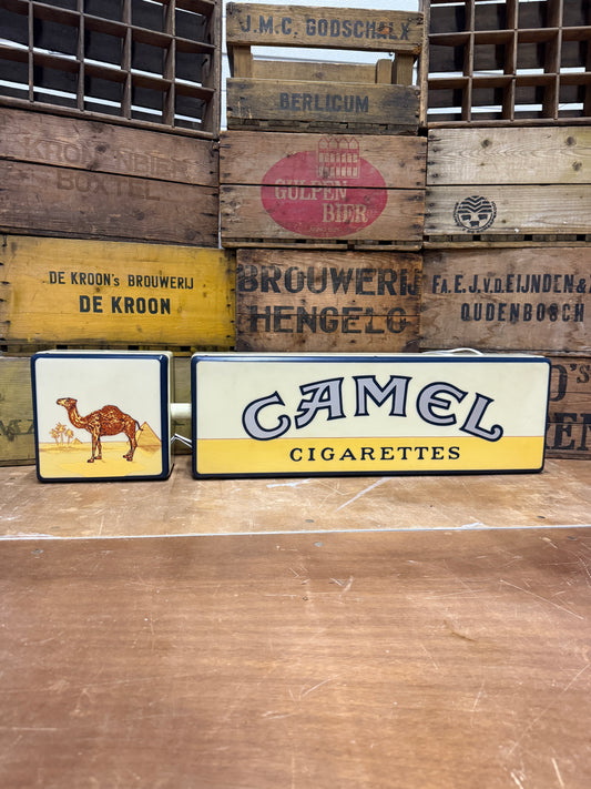 Camel bar lichtbak beige met piramides